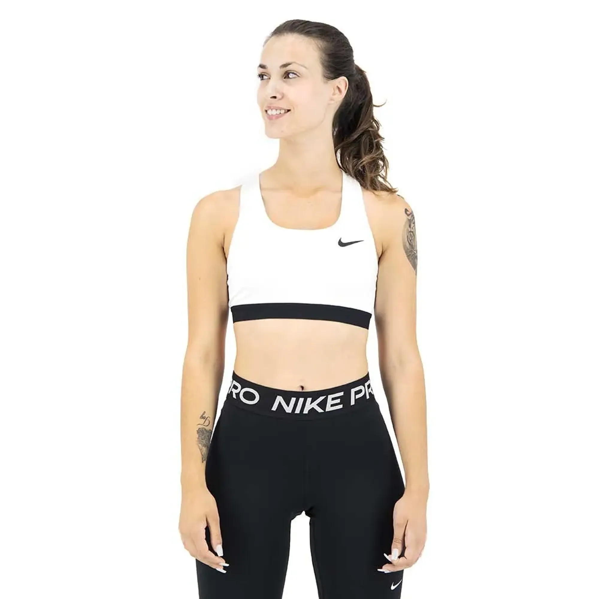 Nike Dri Fit Swoosh Medium Impact Sports Bra