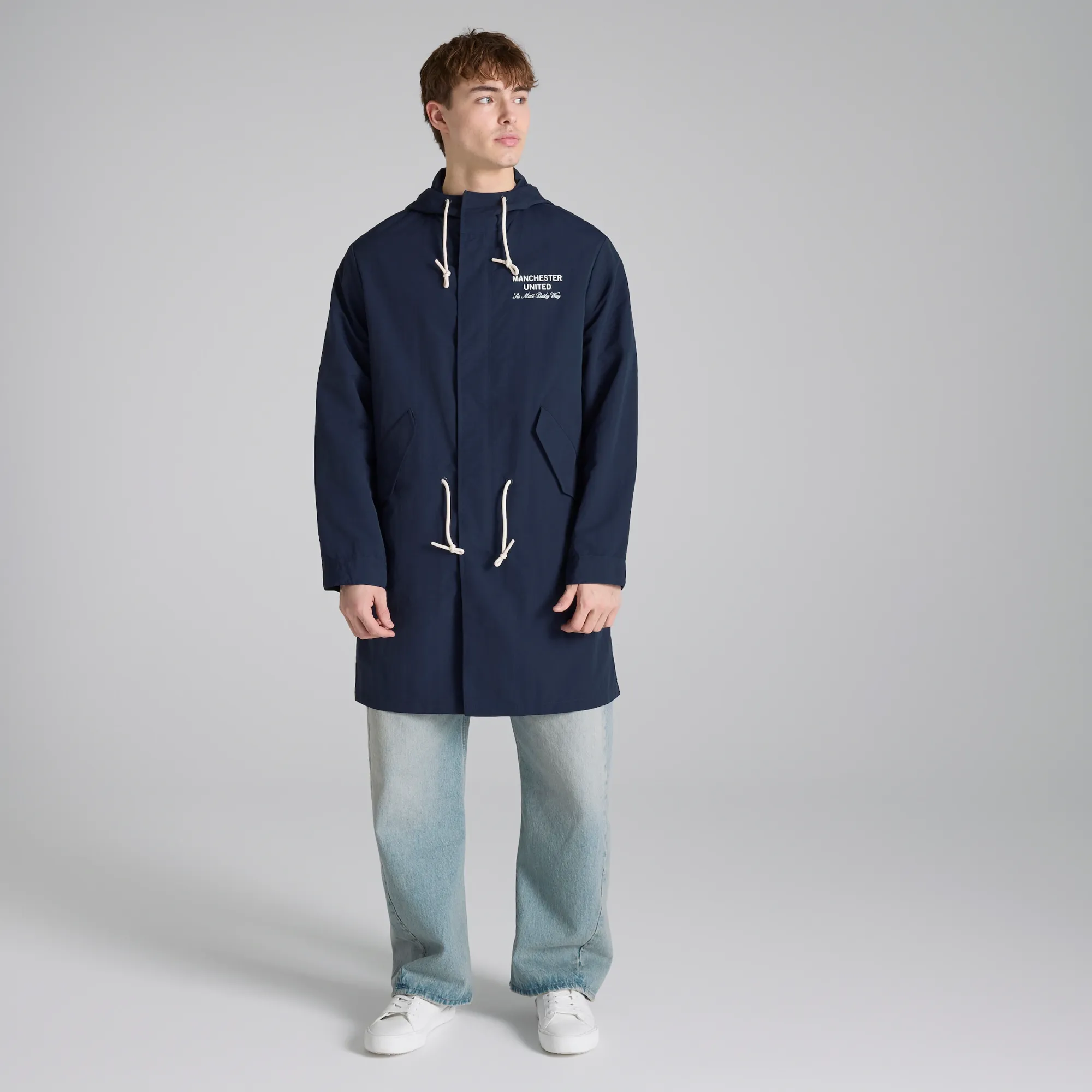 Manchester United Theatre of Dreams Coach Jacket Navy