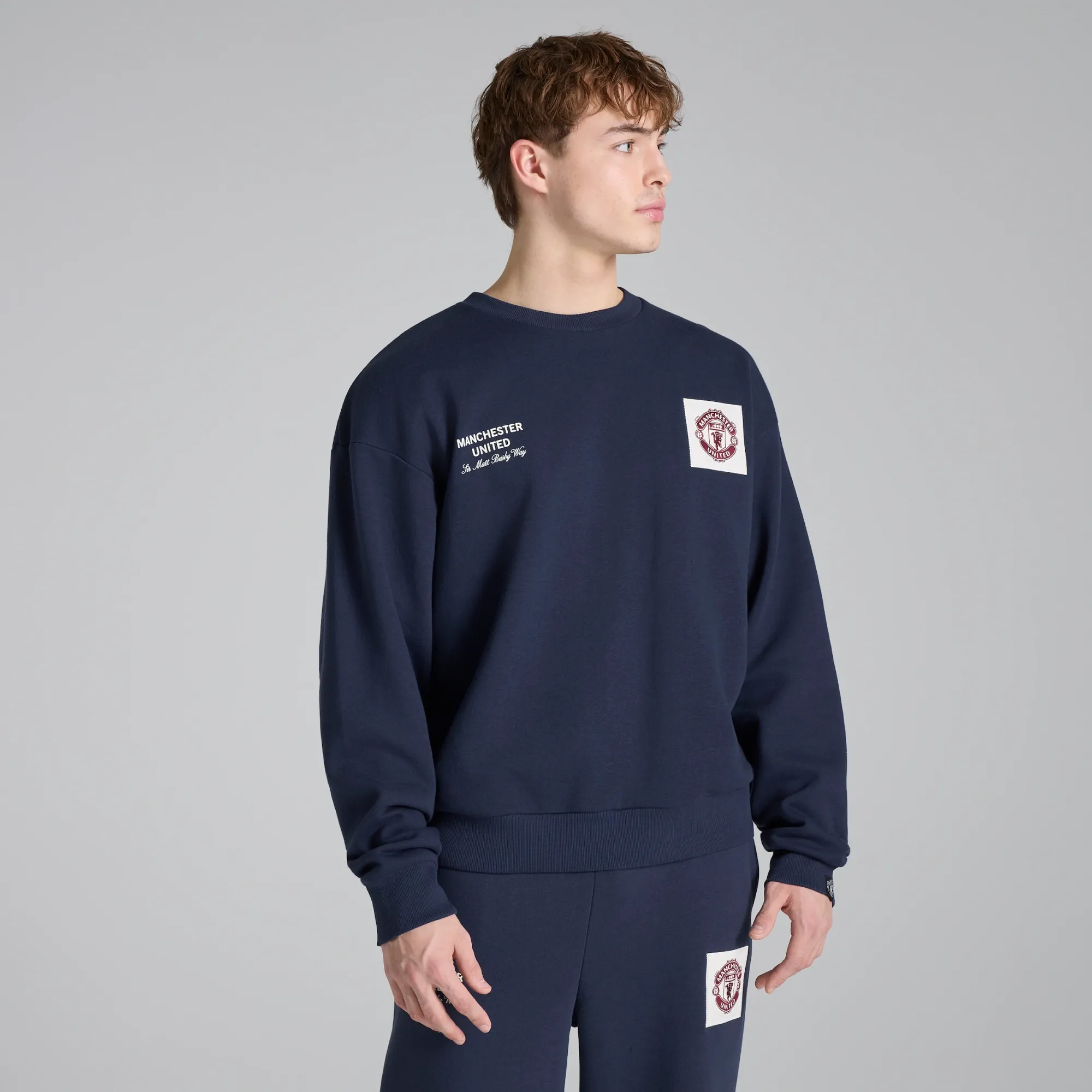 Manchester United Theatre of Dreams Sweatshirt Navy