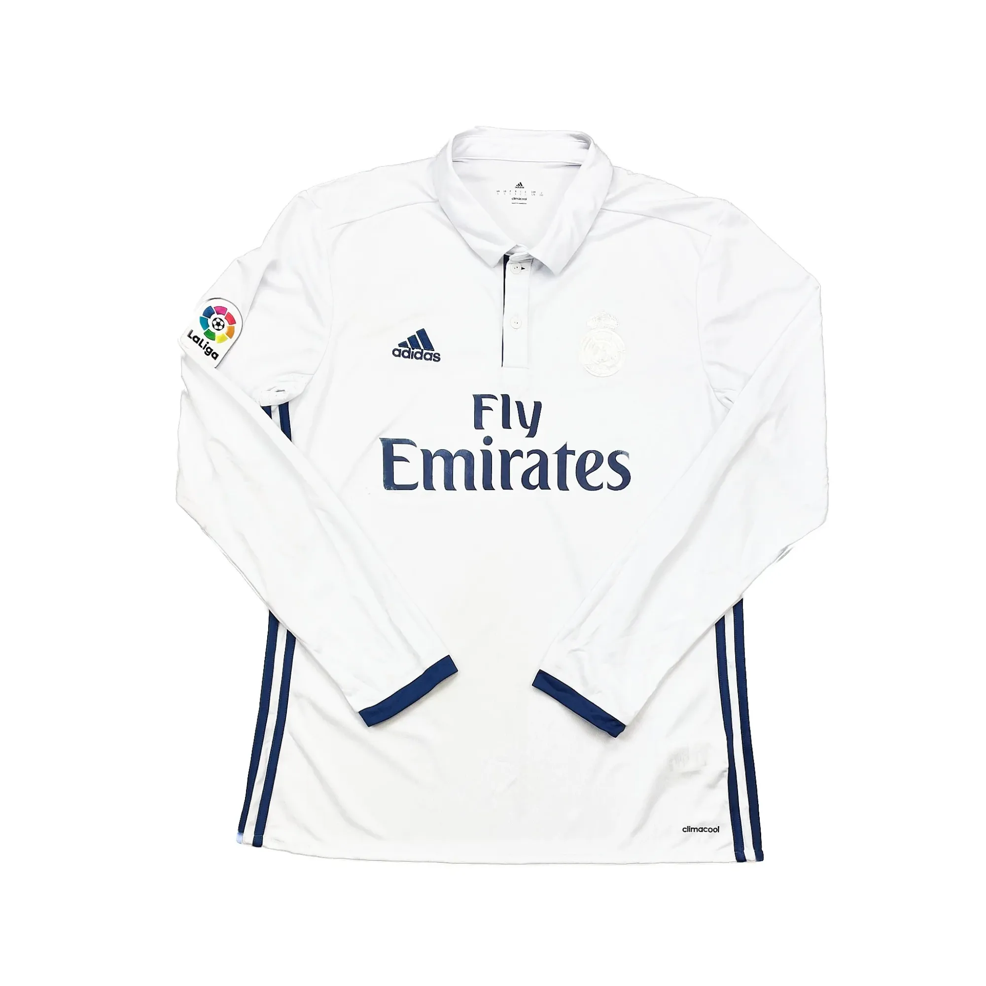 2016/17 Real Madrid L/S Home Shirt (L) Adidas | Cult Kits