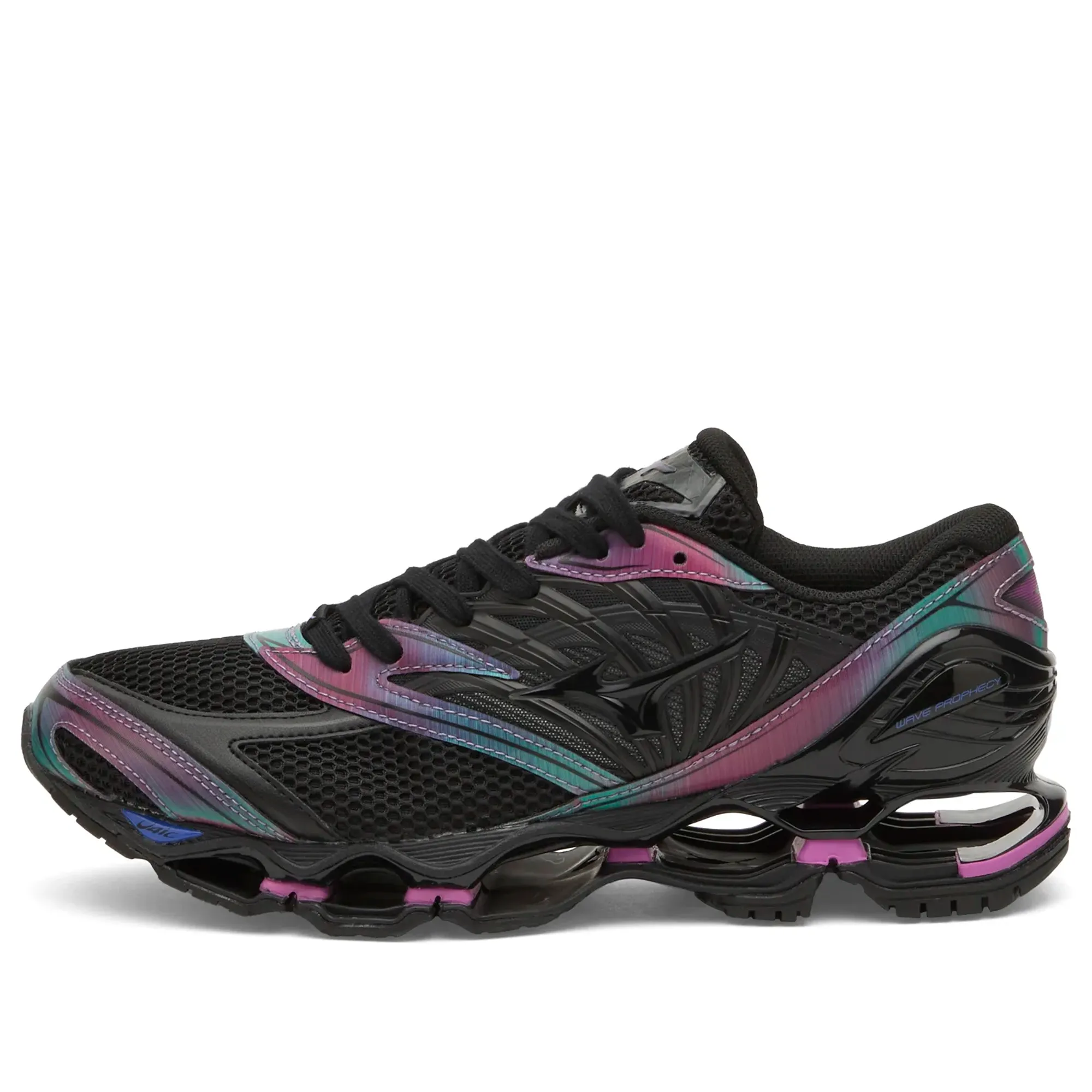 Mizuno Men's Wave Prophecy Ls Sneaker Indigo/Black/Cattleya Orchid