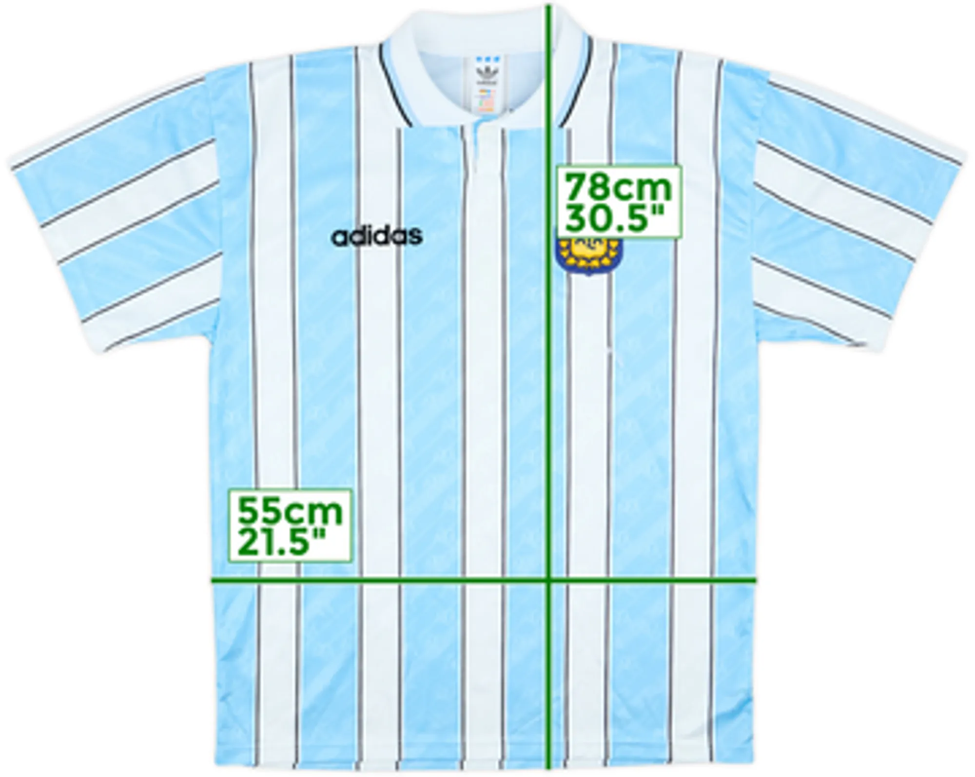 1996 Argentina Prototype Home Shirt - 6/10 - (L)