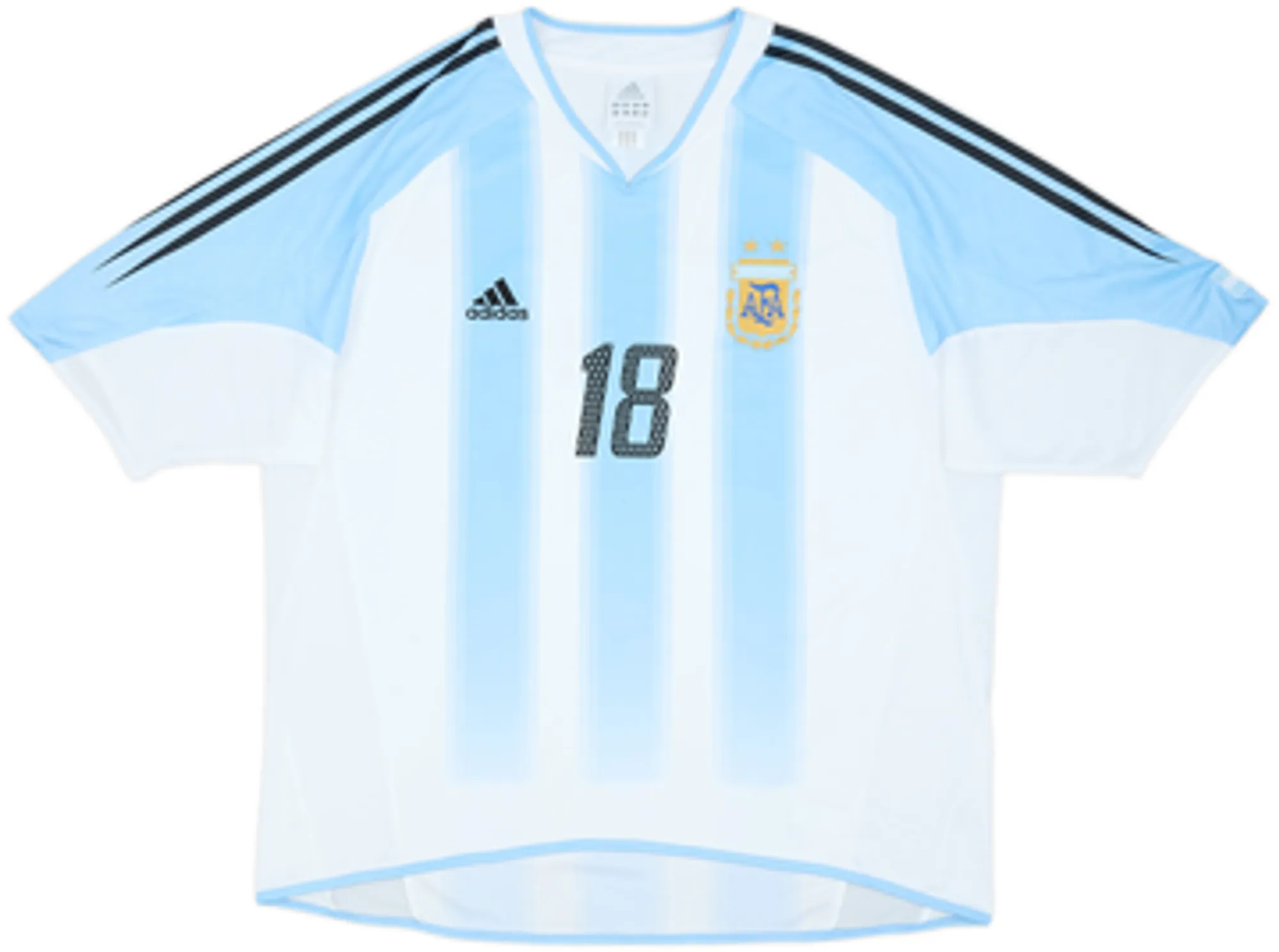2004-05 Argentina Home Shirt Messi #18 - 9/10 - (XXL)