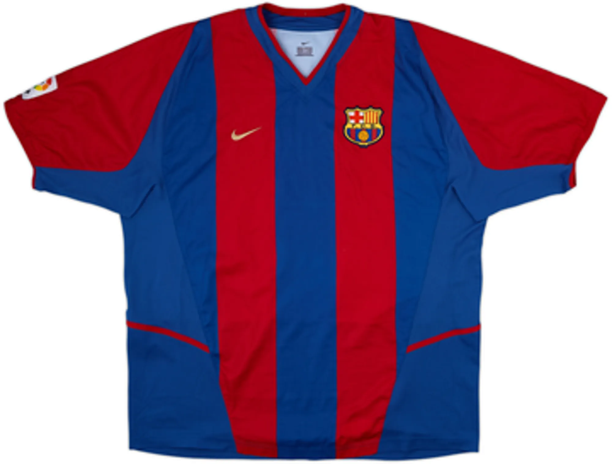 2002-03 Barcelona Home Shirt Xavi #6 - 9/10 - (XL)