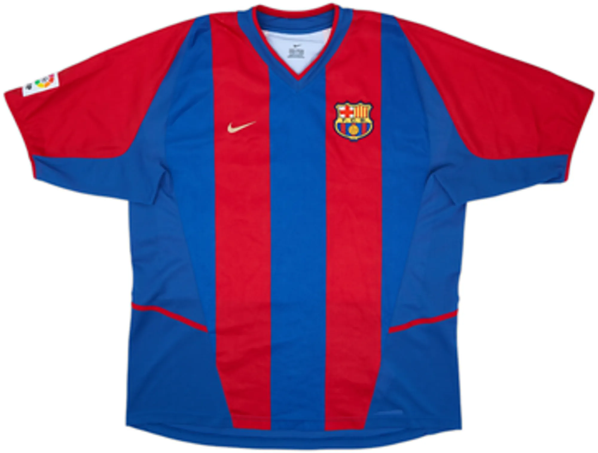 2002-03 Barcelona Home Shirt Xavi #6 - 9/10 - (XL