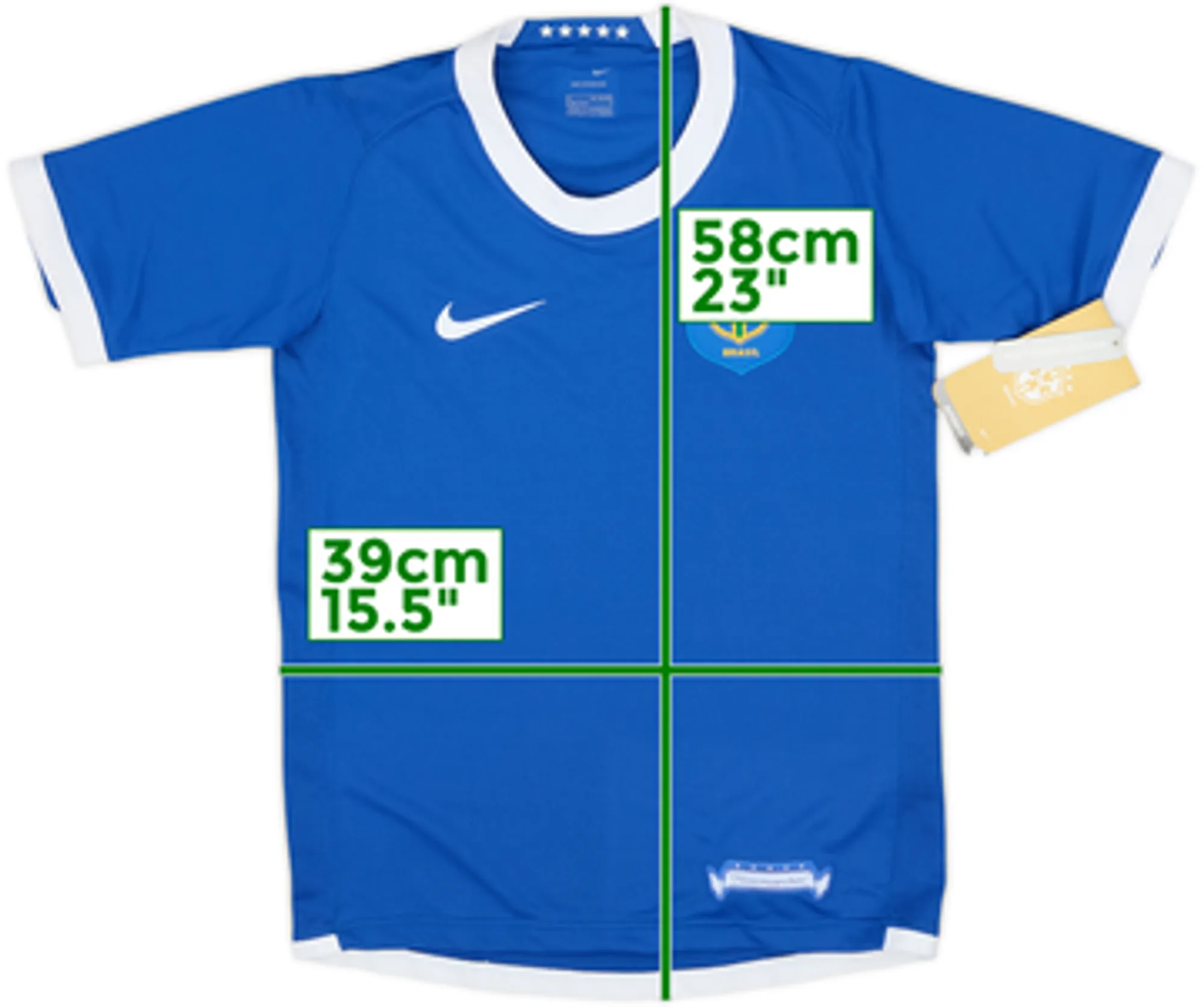 2006-07 Brazil Away Shirt (S.Boys)