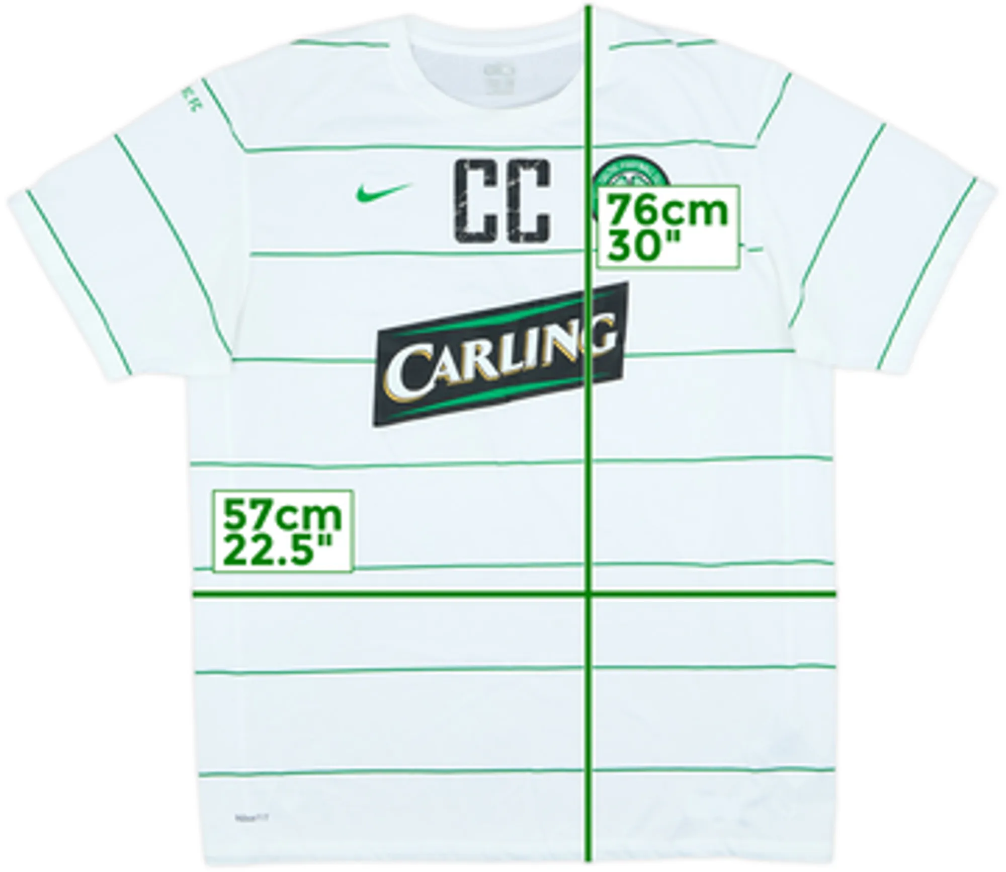 2008-09 Celtic Staff Issue Nike Training Shirt CC - 5/10 - (XL)