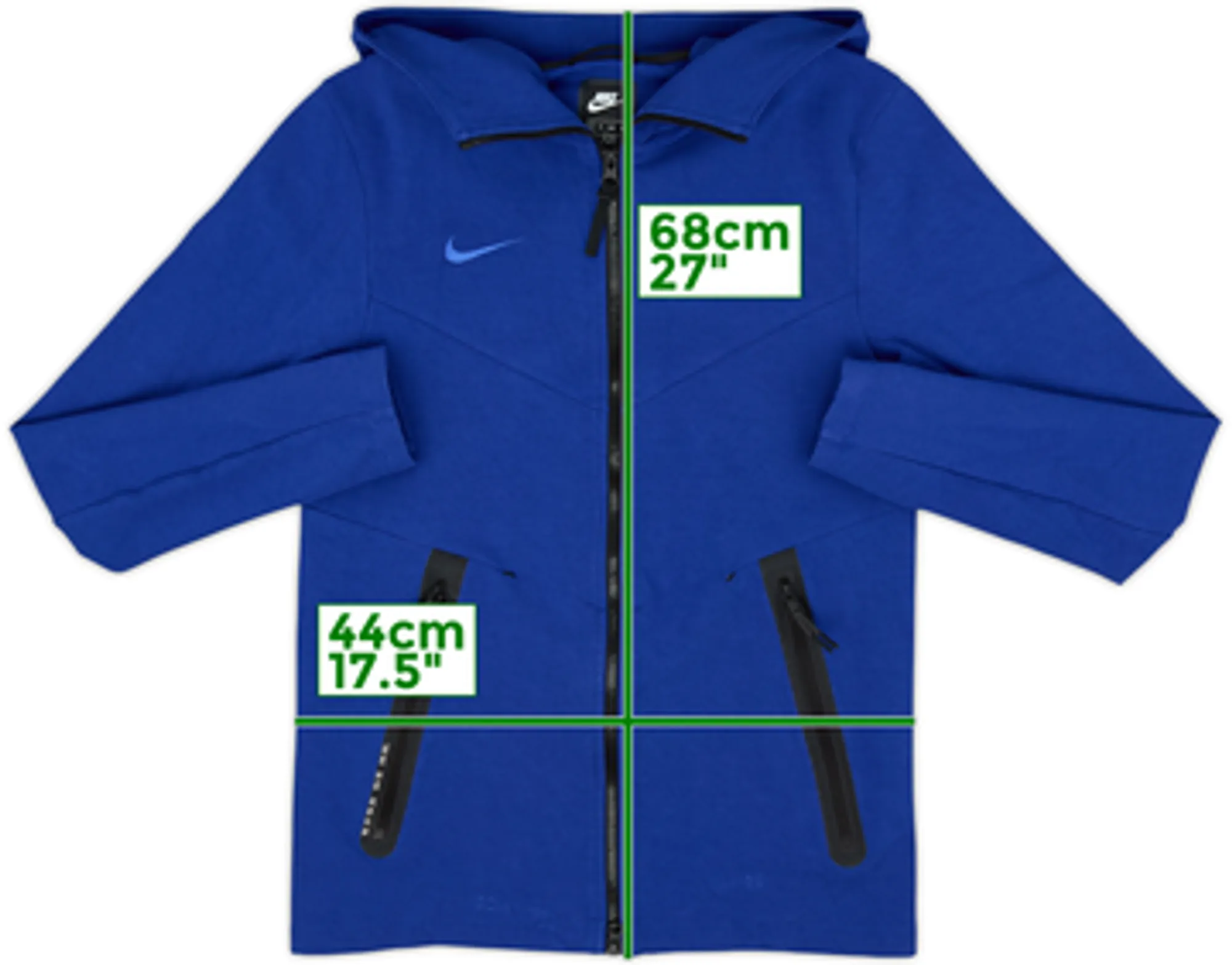 2020-21 Chelsea Nike Hooded Track Jacket - 8/10 - (L)