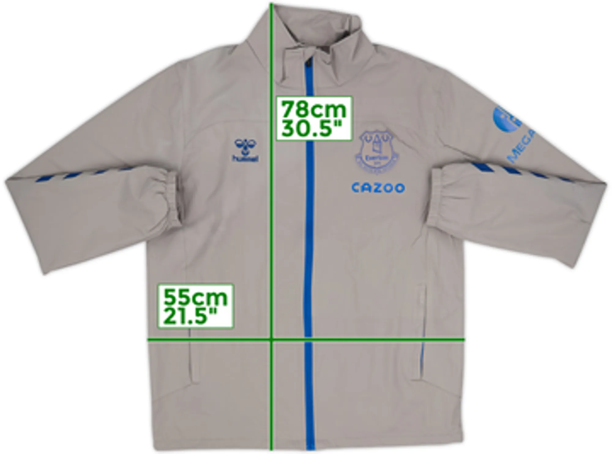 2021-22 Everton Hummel Track Jacket - 10/10 - (M)