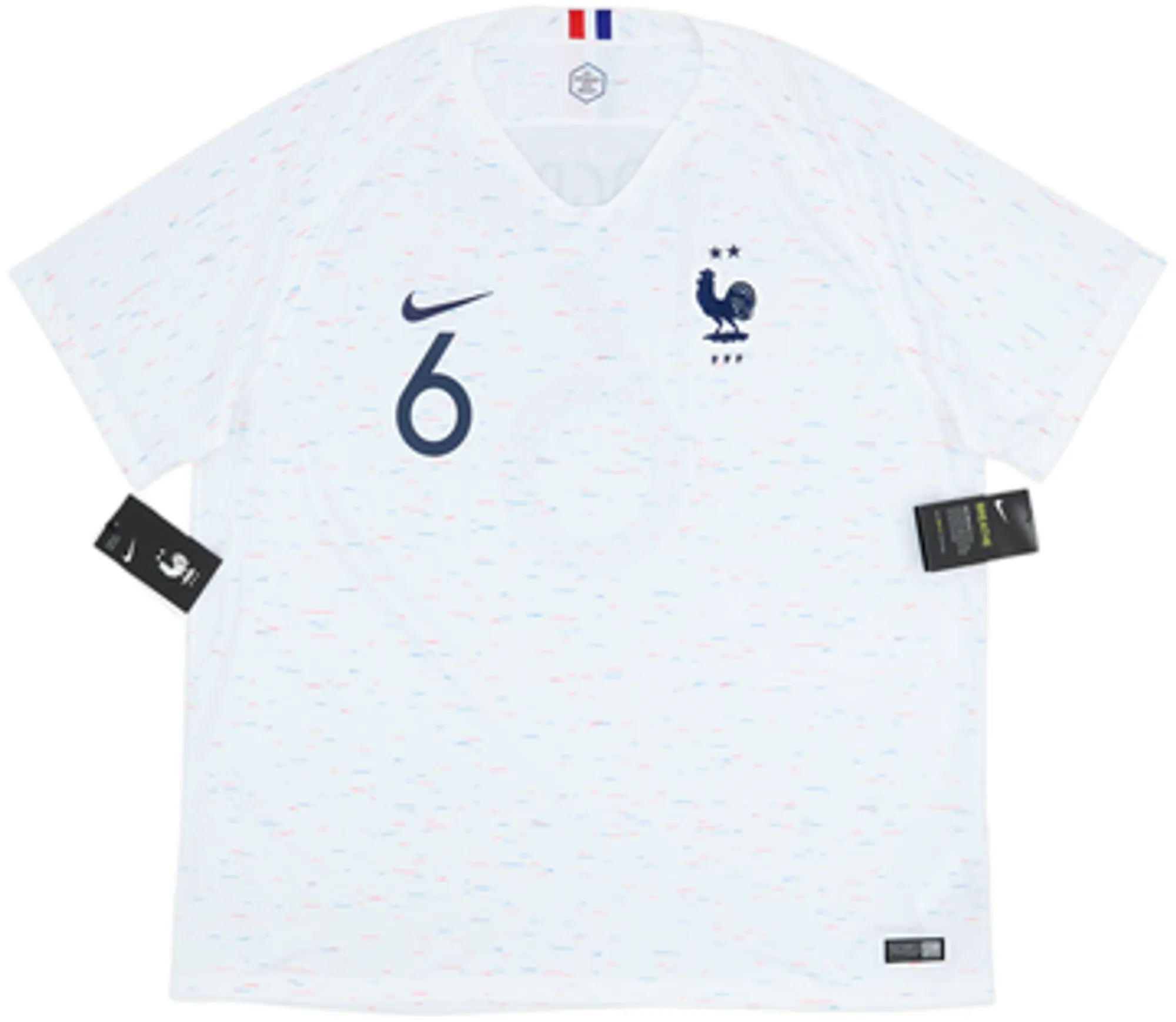 2018 France Away Shirt Pogba #6 (L)