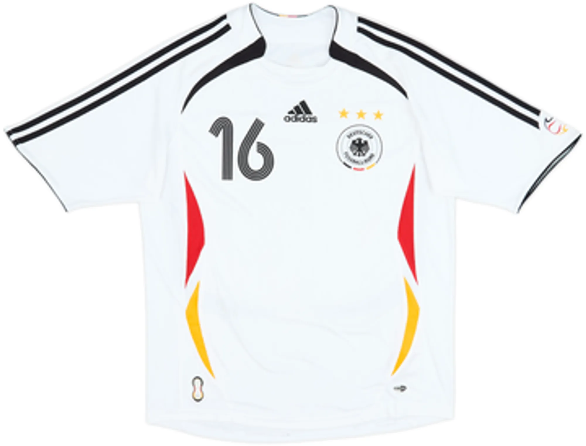 2005-07 Germany Home Shirt Lahm #16 - 7/10 - (XXL)