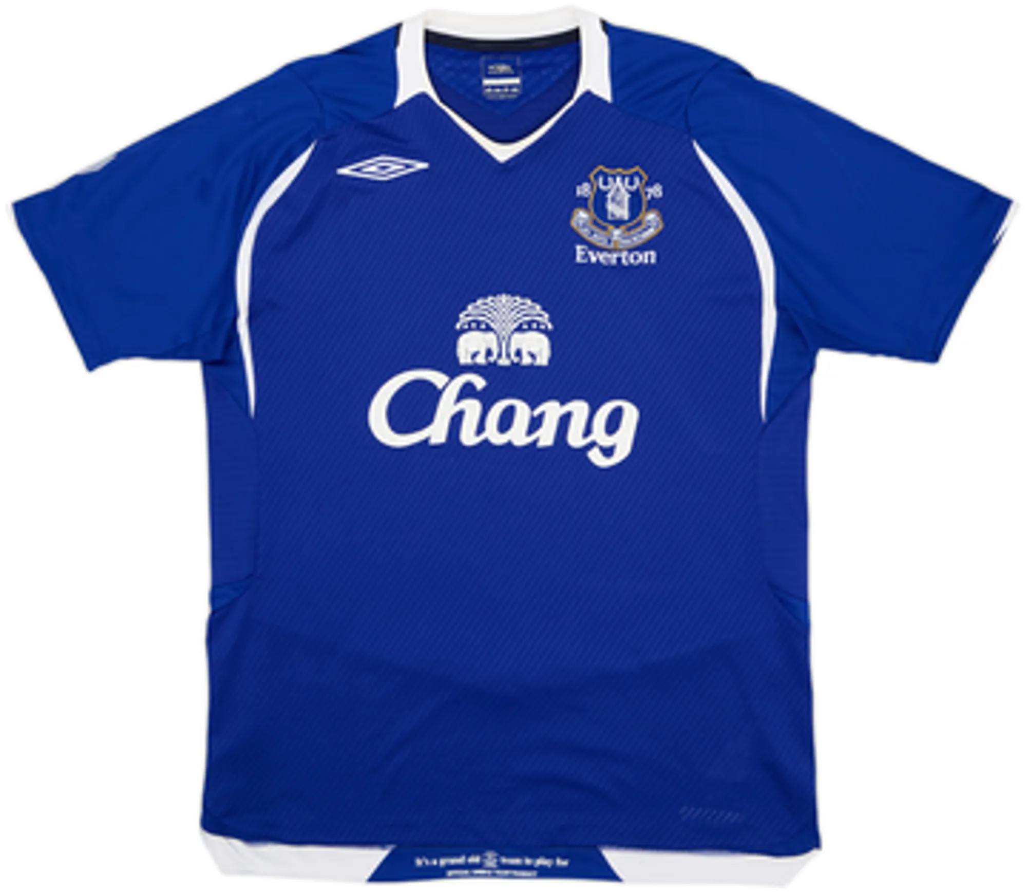 2008-09 Everton Home Shirt Baines #3 - 8/10 - (M)