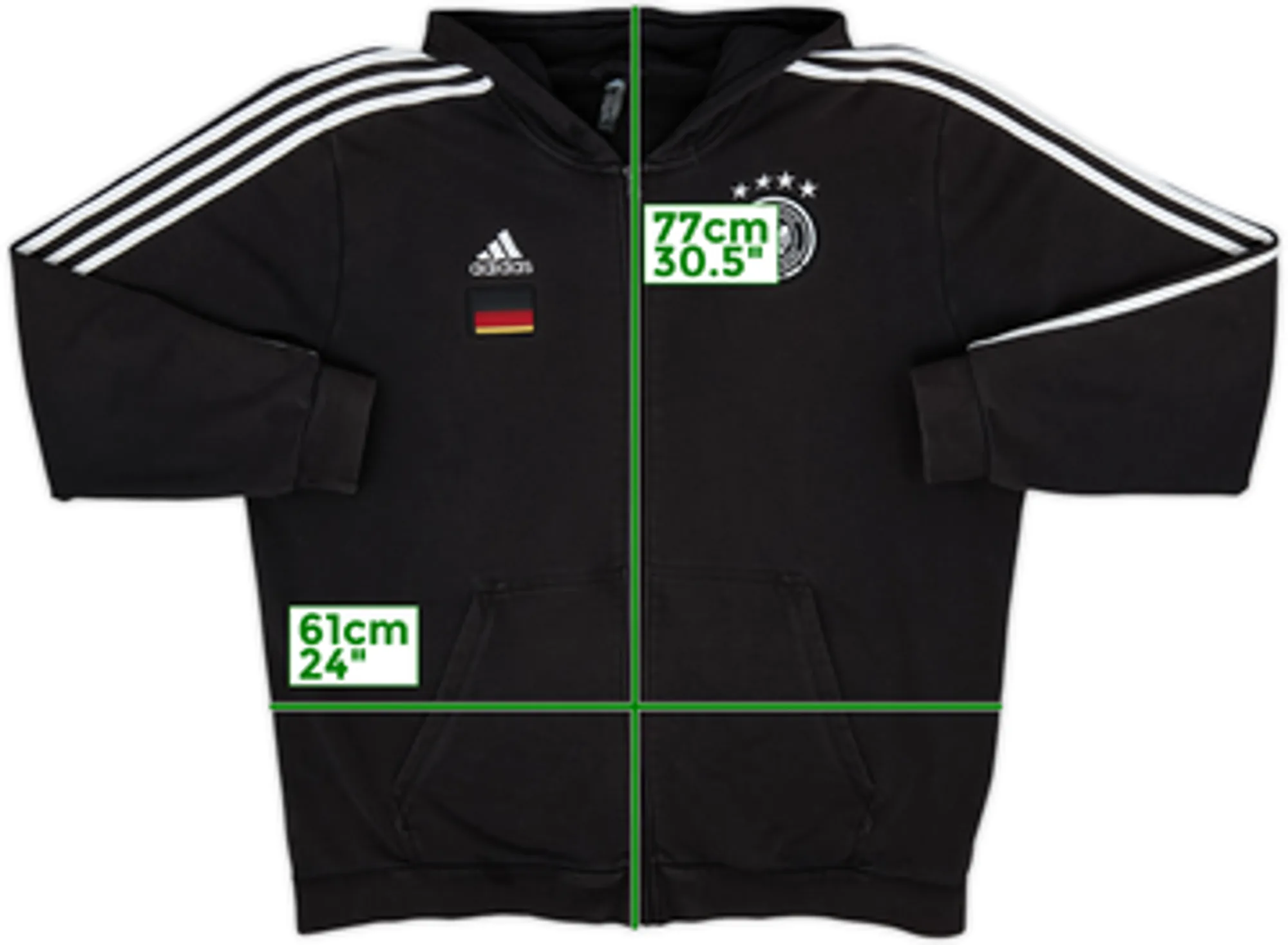 2019-20 Germany adidas Hooded Track Jacket - 8/10 - (XXL)