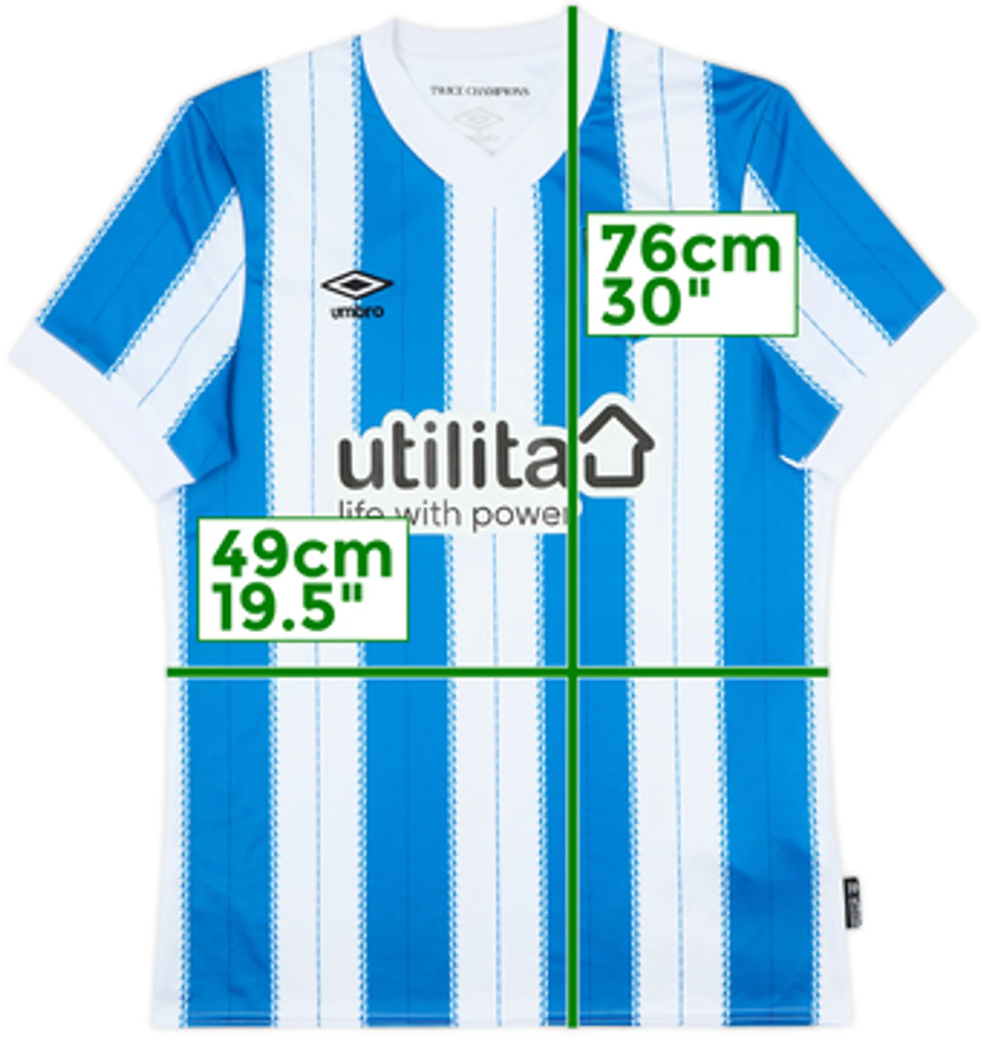 2024-25 Huddersfield Town Home Shirt - 8/10 - (M)