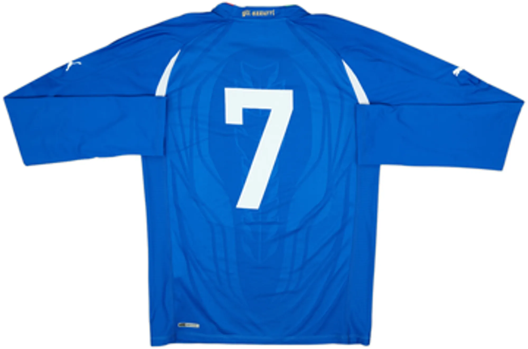 2010-12 Italy Player Issue Home L/S Shirt #7 (XL)