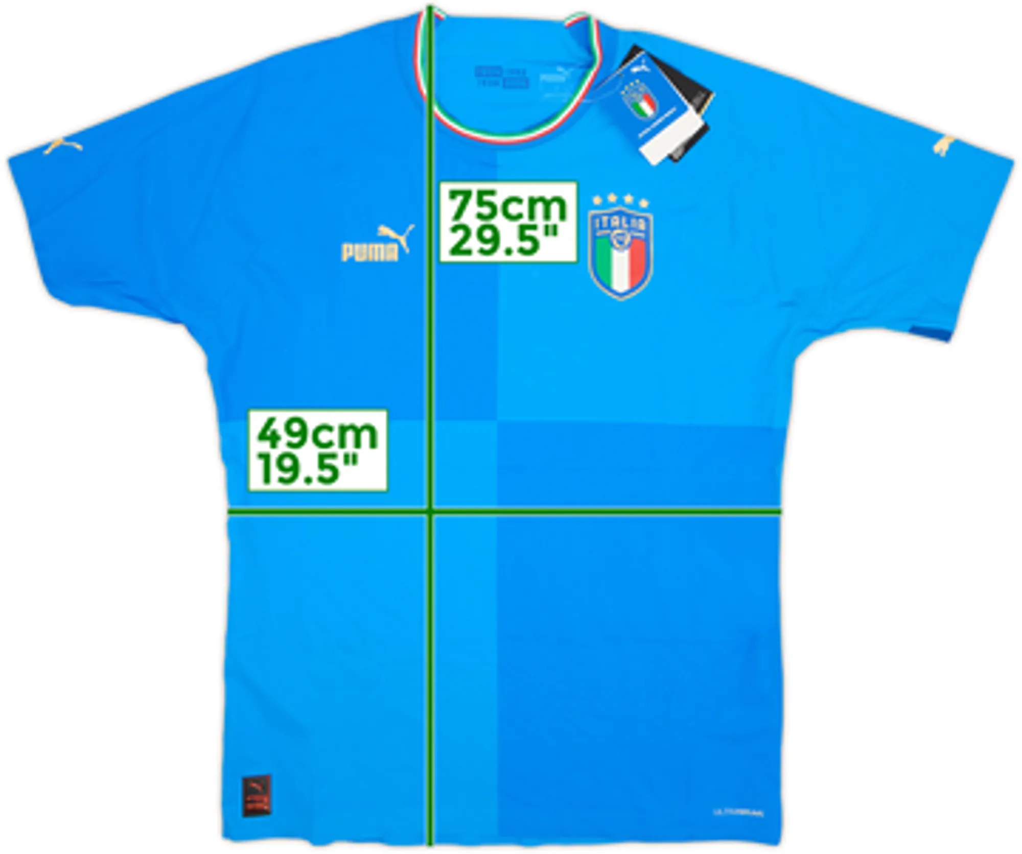 2022-23 Italy Authentic Home Shirt (L)