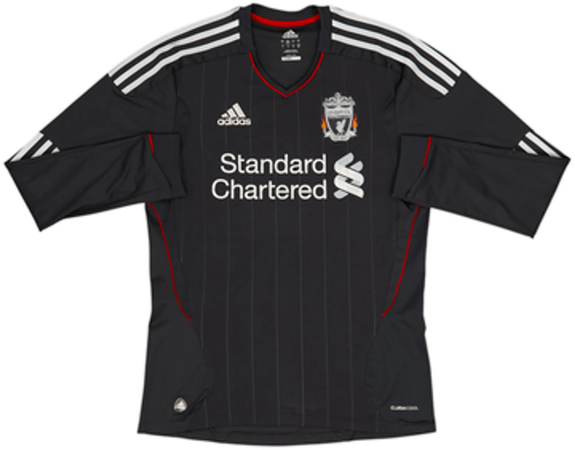 2011-12 Liverpool Away L/S Shirt Carroll #9 - 6/10 - (S)