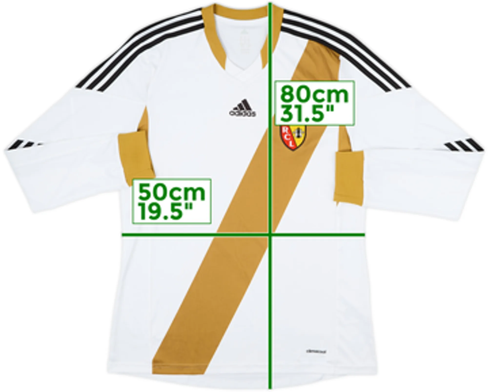 2013-14 Lens Away L/S Shirt - 6/10 - (L)