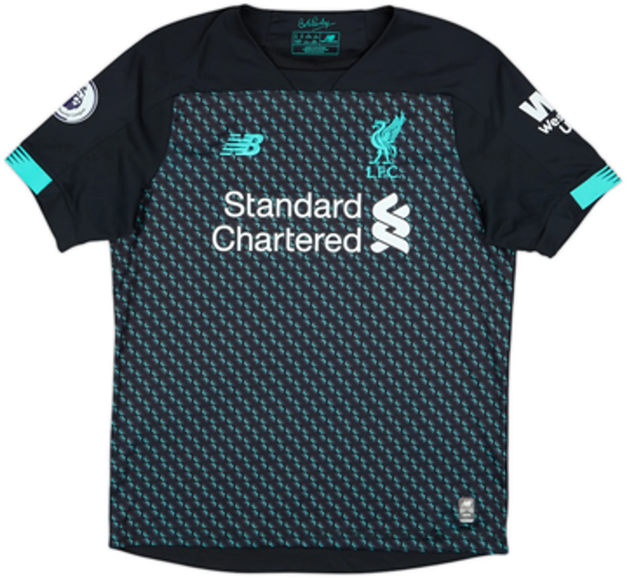 2019-20 Liverpool Signed Third Shirt Henderson #14 - 8/10 - (M)