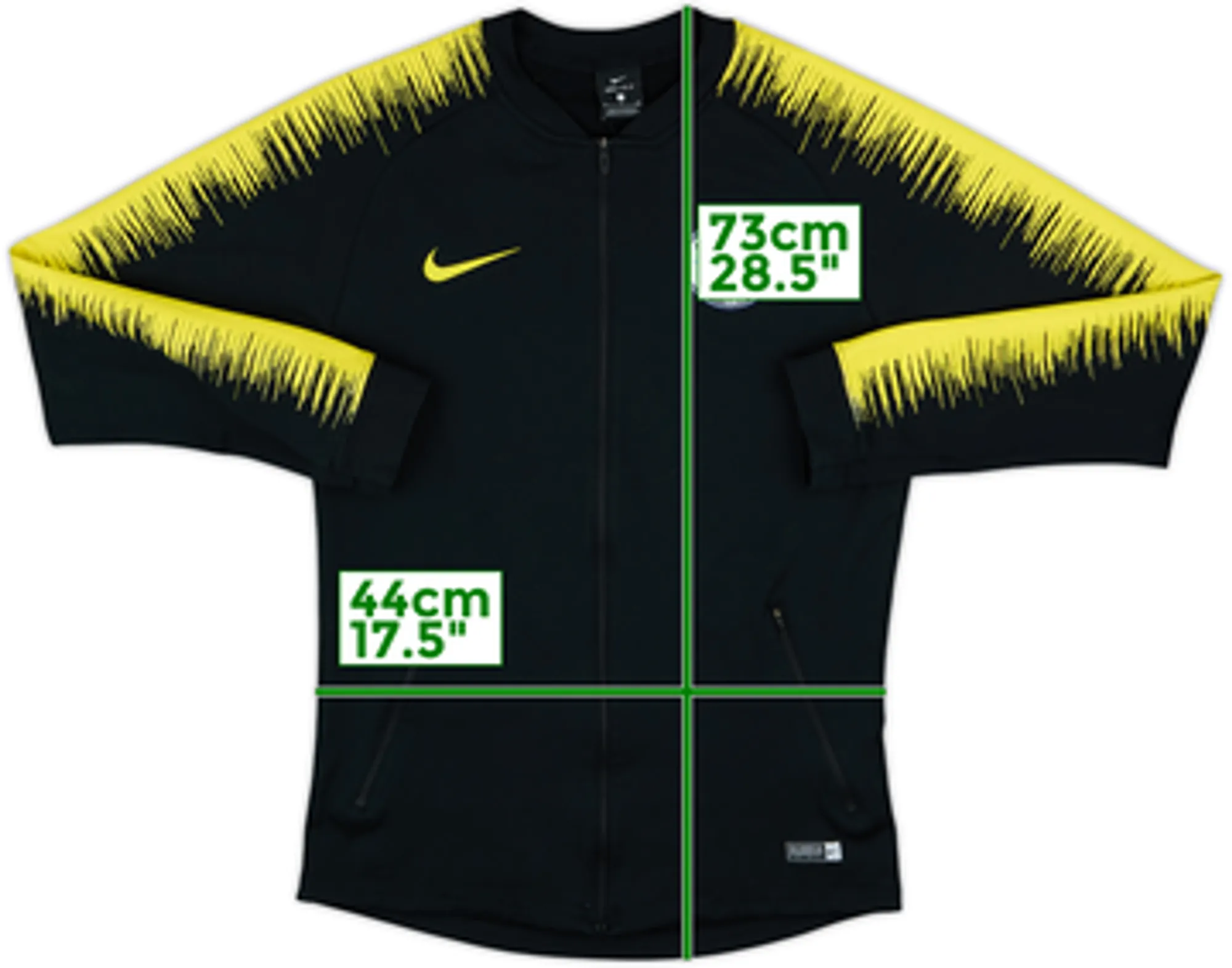 2019-20 Manchester City Nike Track Jacket - 8/10 - (M)