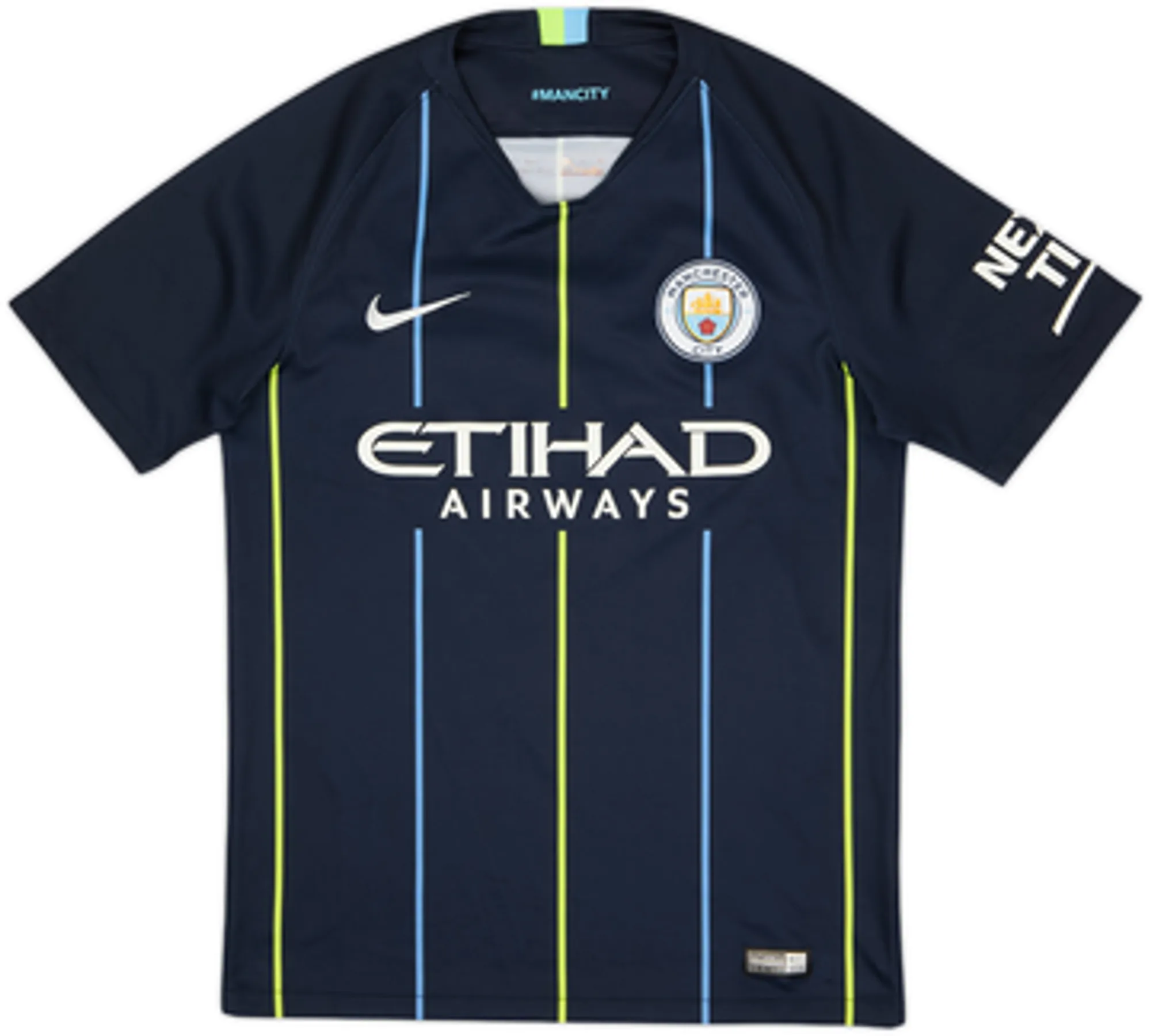 2018-19 Manchester City Away Shirt De Bruyne #17 - 8/10 - (S)