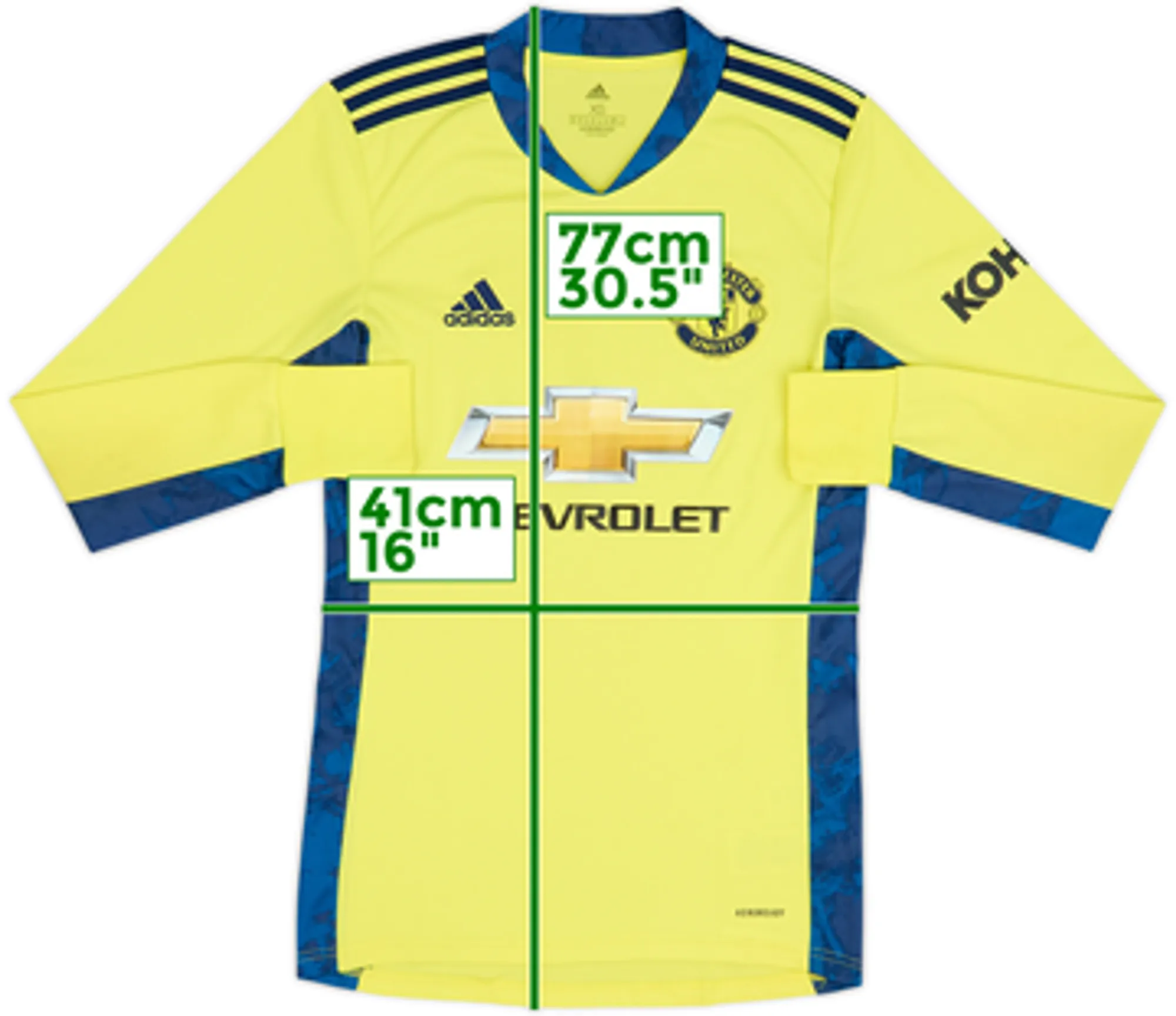 2020-21 Manchester United GK Shirt - 9/10 - (M)