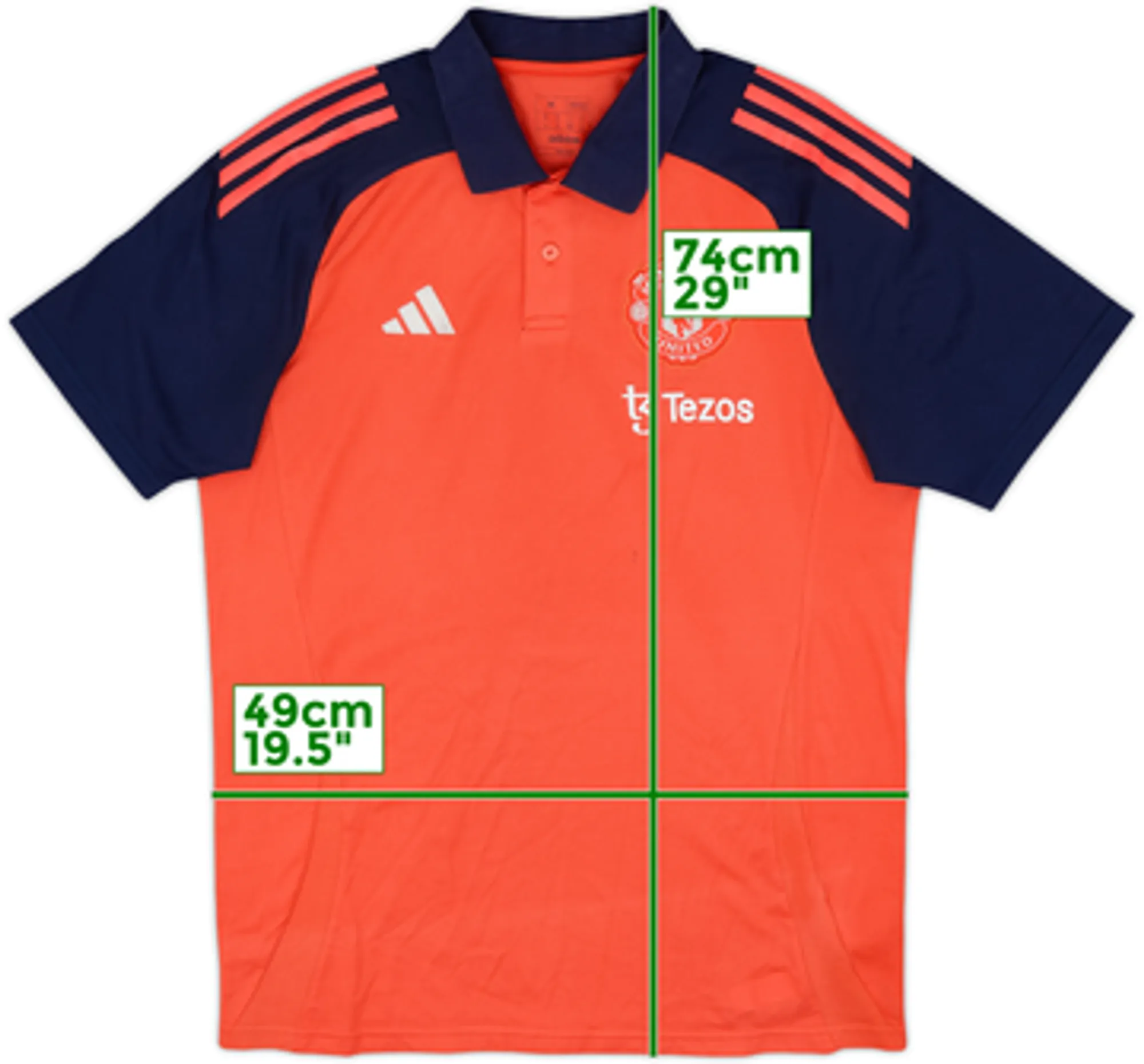 2024-25 Manchester United adidas Polo Shirt - 7/10 - (M)