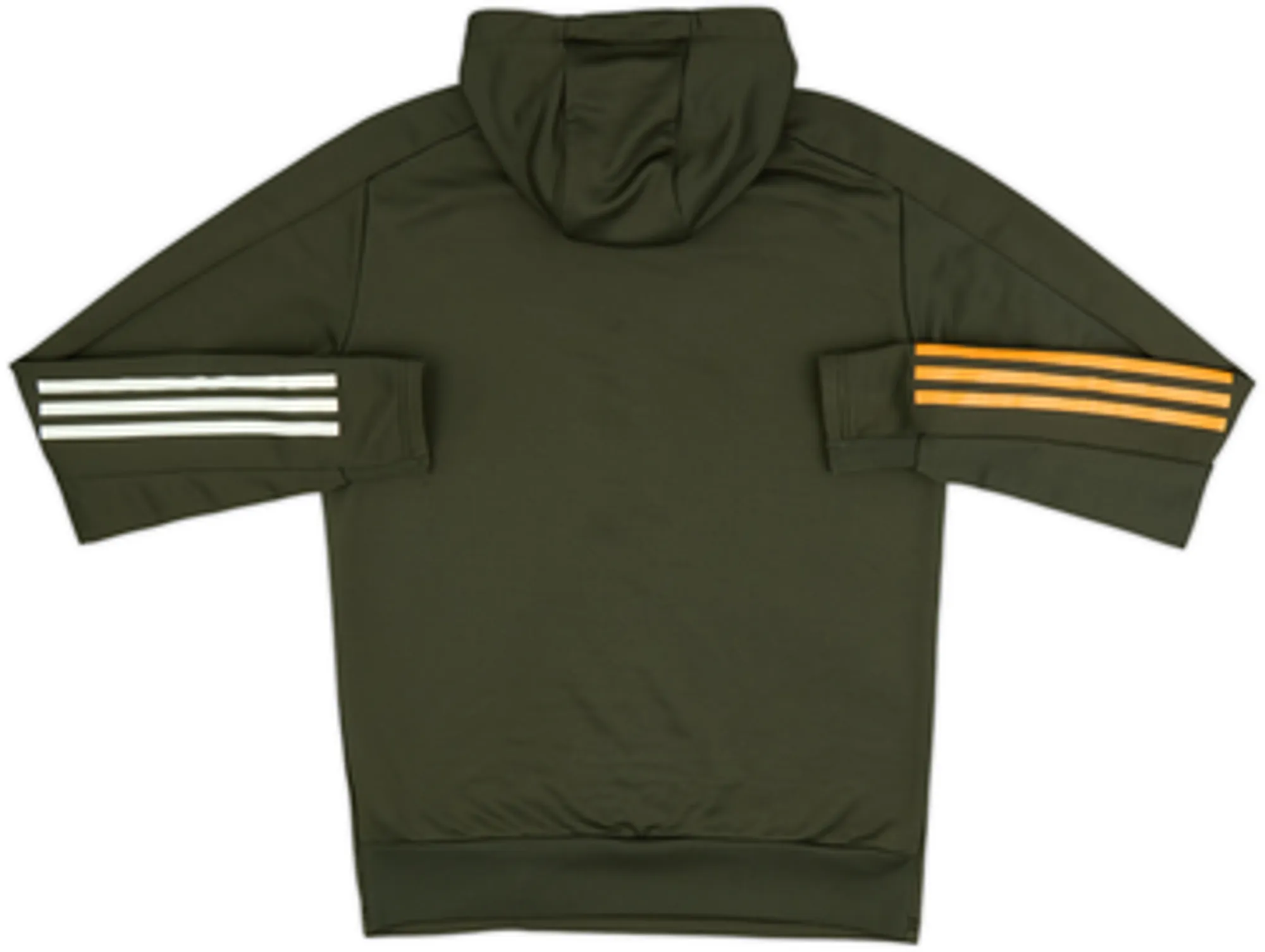 2020-21 Manchester United adidas 1/4 Zip Hooded Drill Top - 9/10 - (M)