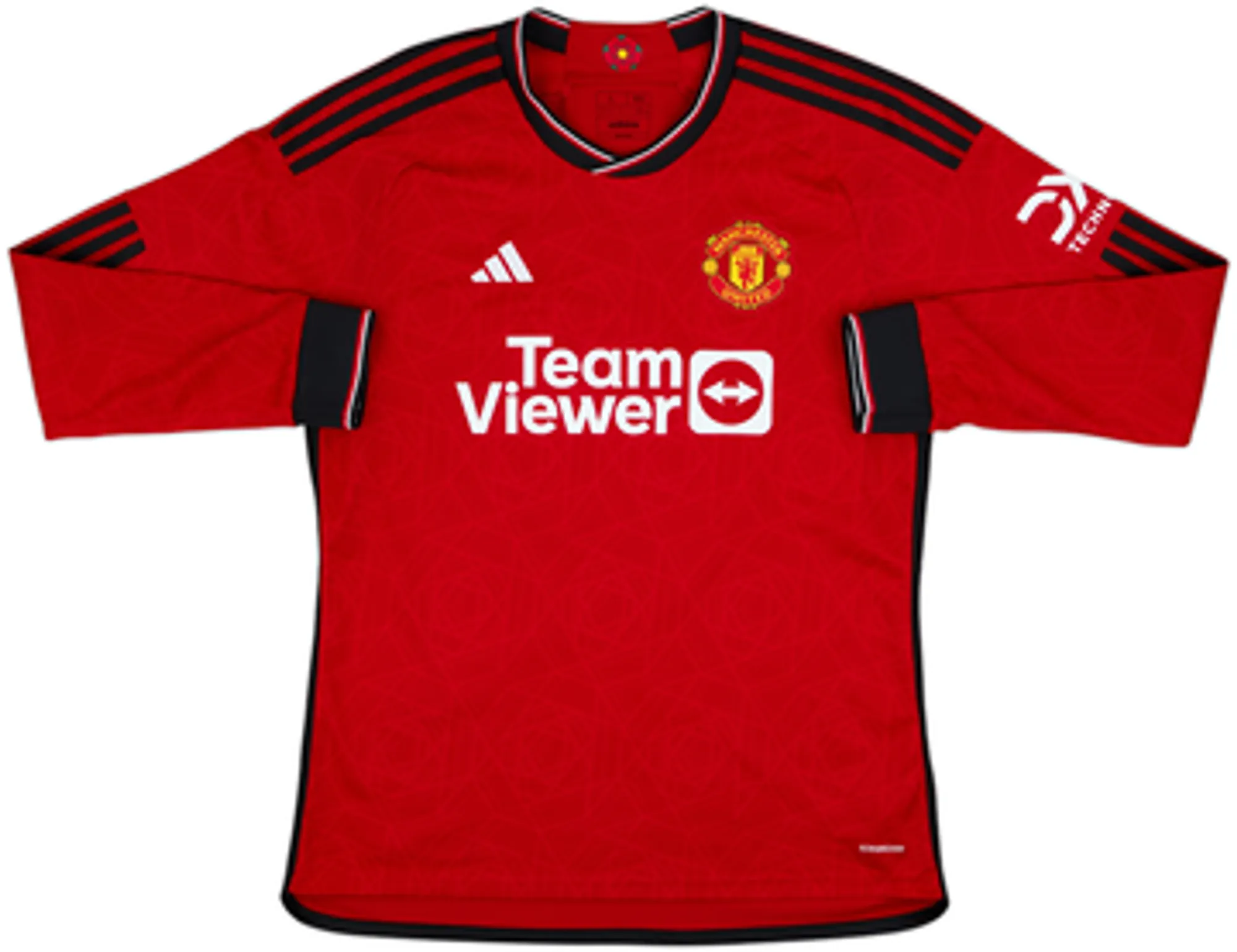 2023-24 Manchester United Home L/S Shirt Martinez #6 - 8/10 - (L)