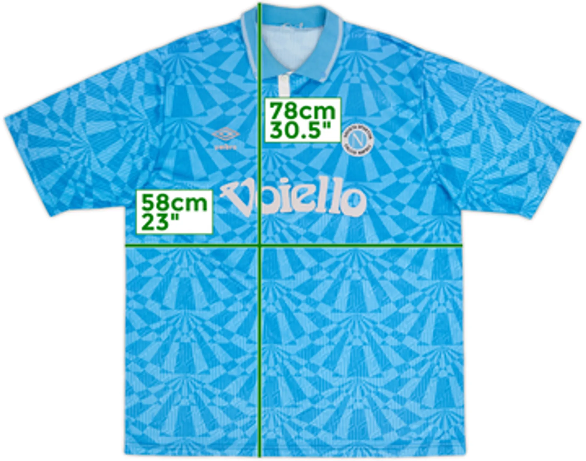 1991-93 Napoli Home Shirt - 6/10 - (XL)