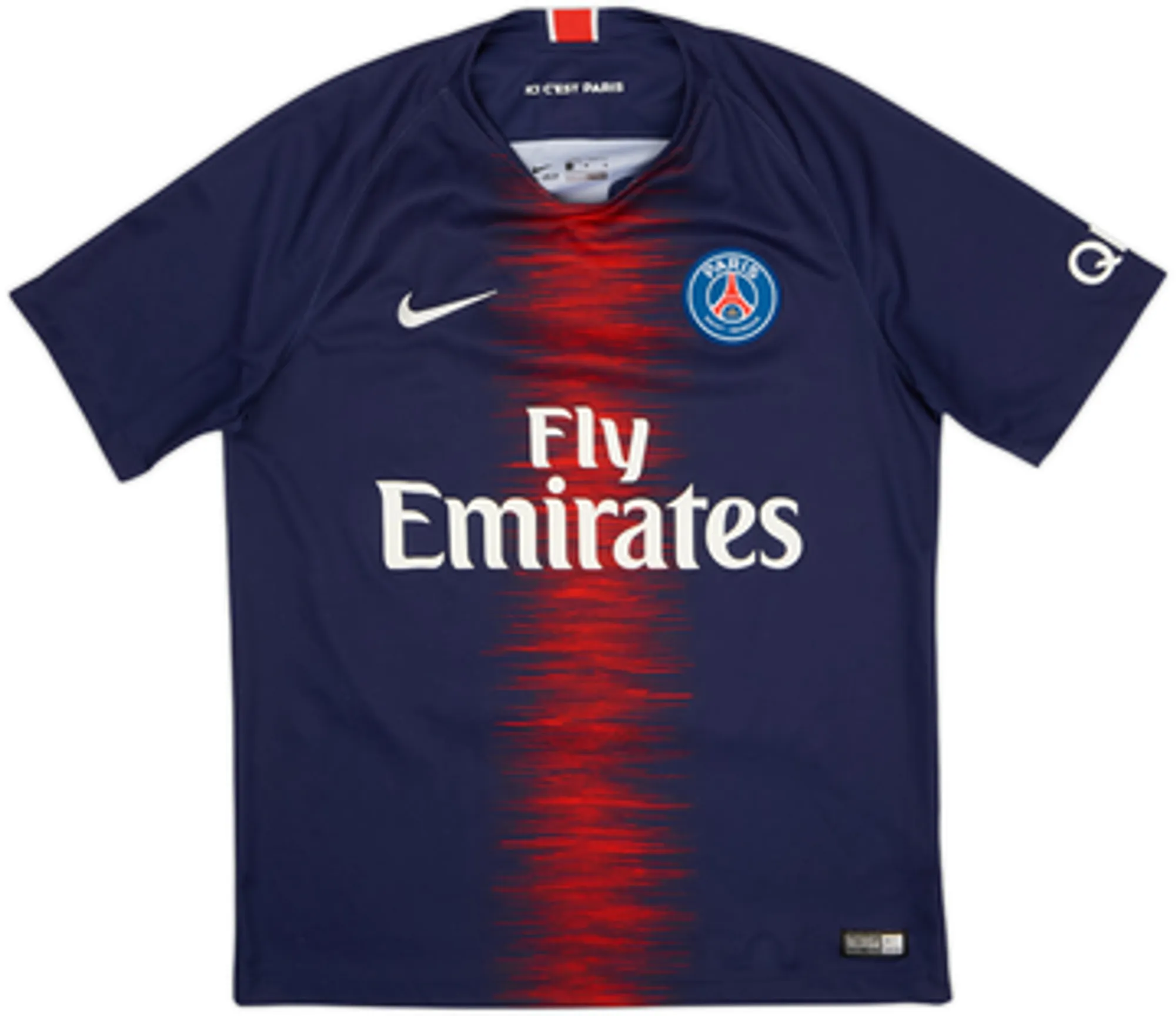 2018-19 Paris Saint-Germain Home Shirt Mbappe #7 - 7/10 - (M)
