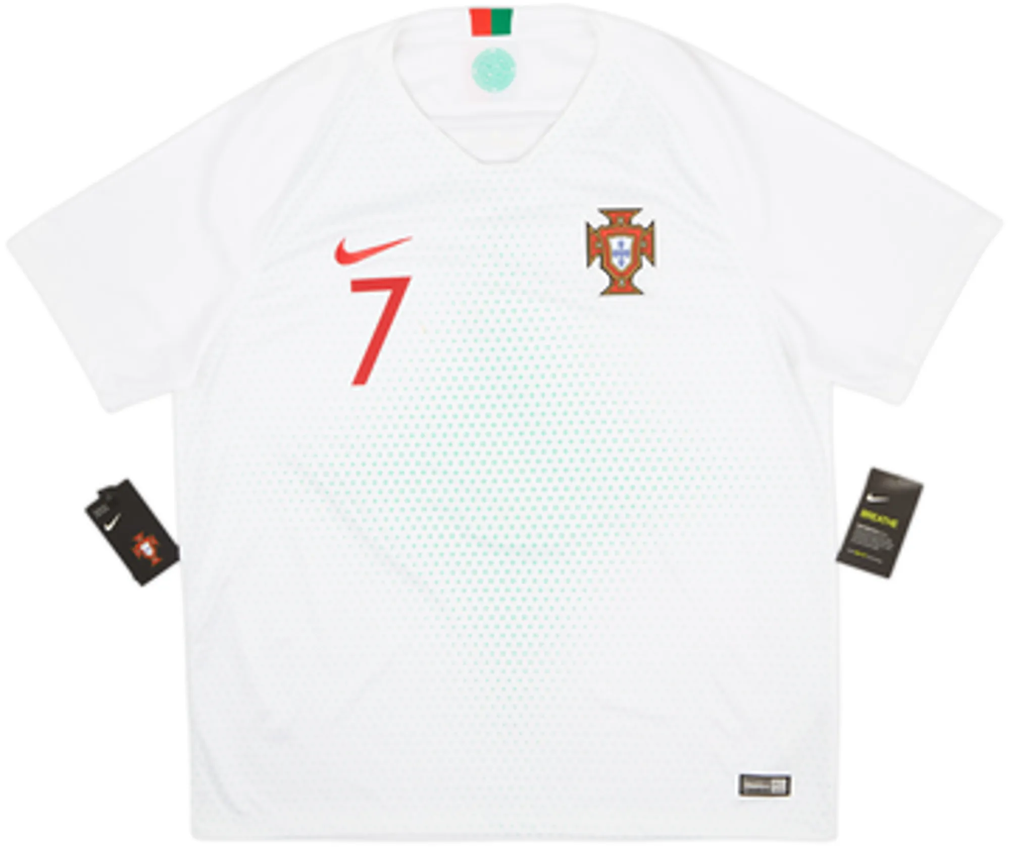 2018-19 Portugal Away Shirt Ronaldo #7 (XL)