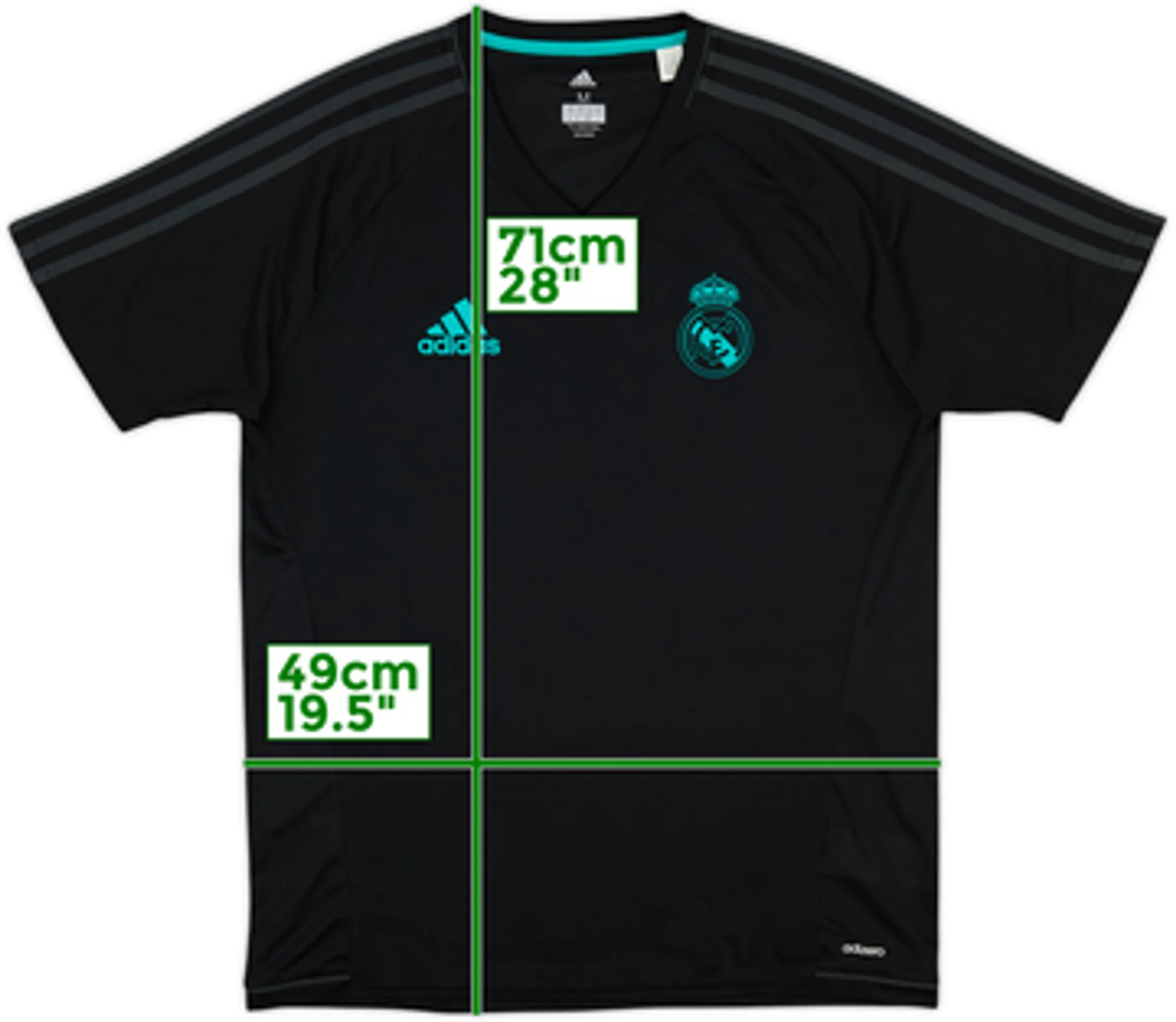 2017-18 Real Madrid adizero Training Shirt - 10/10 - (M)