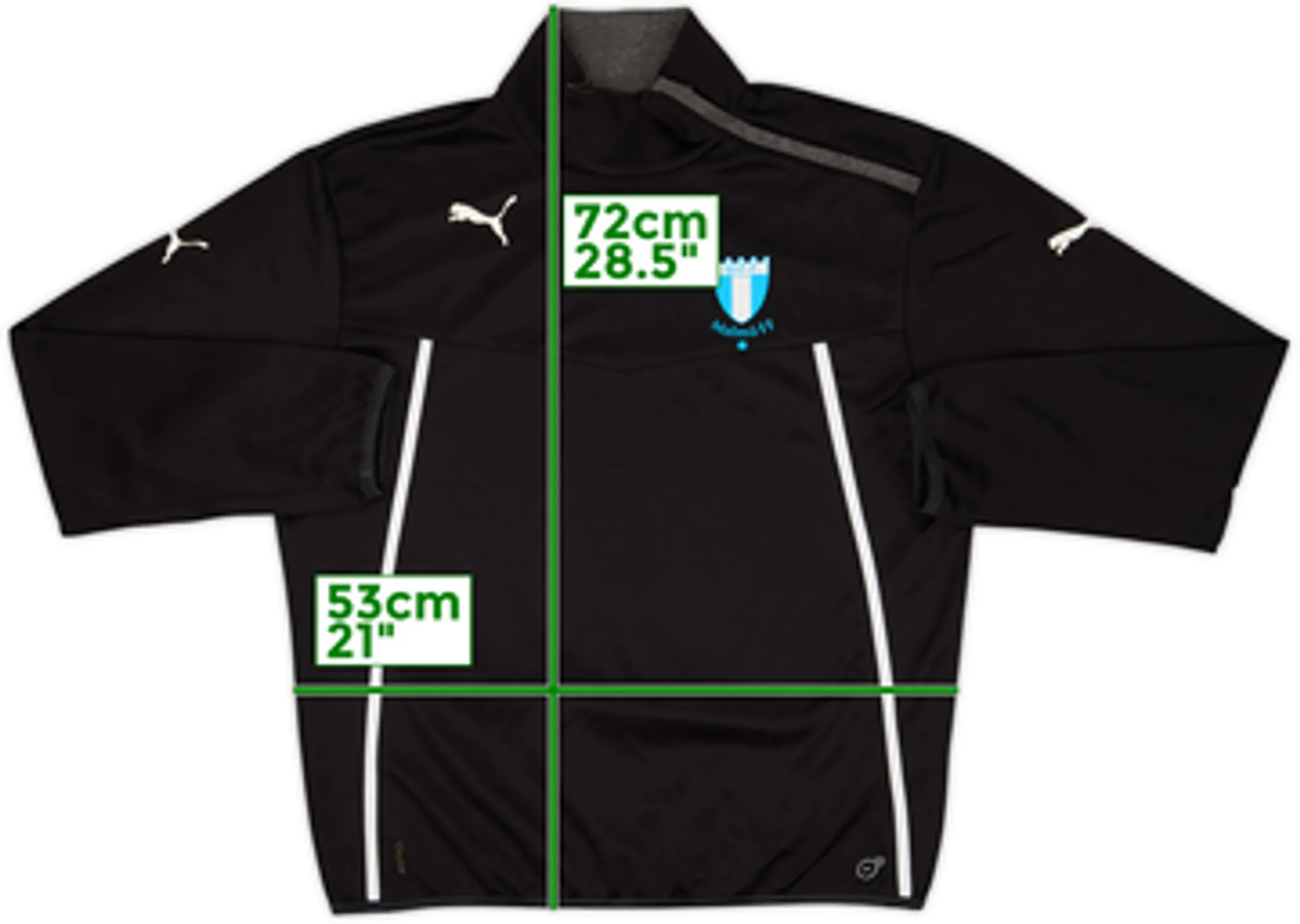 2012-13 Malmo Puma 1/4 Zip Drill Top - 8/10 - (L)
