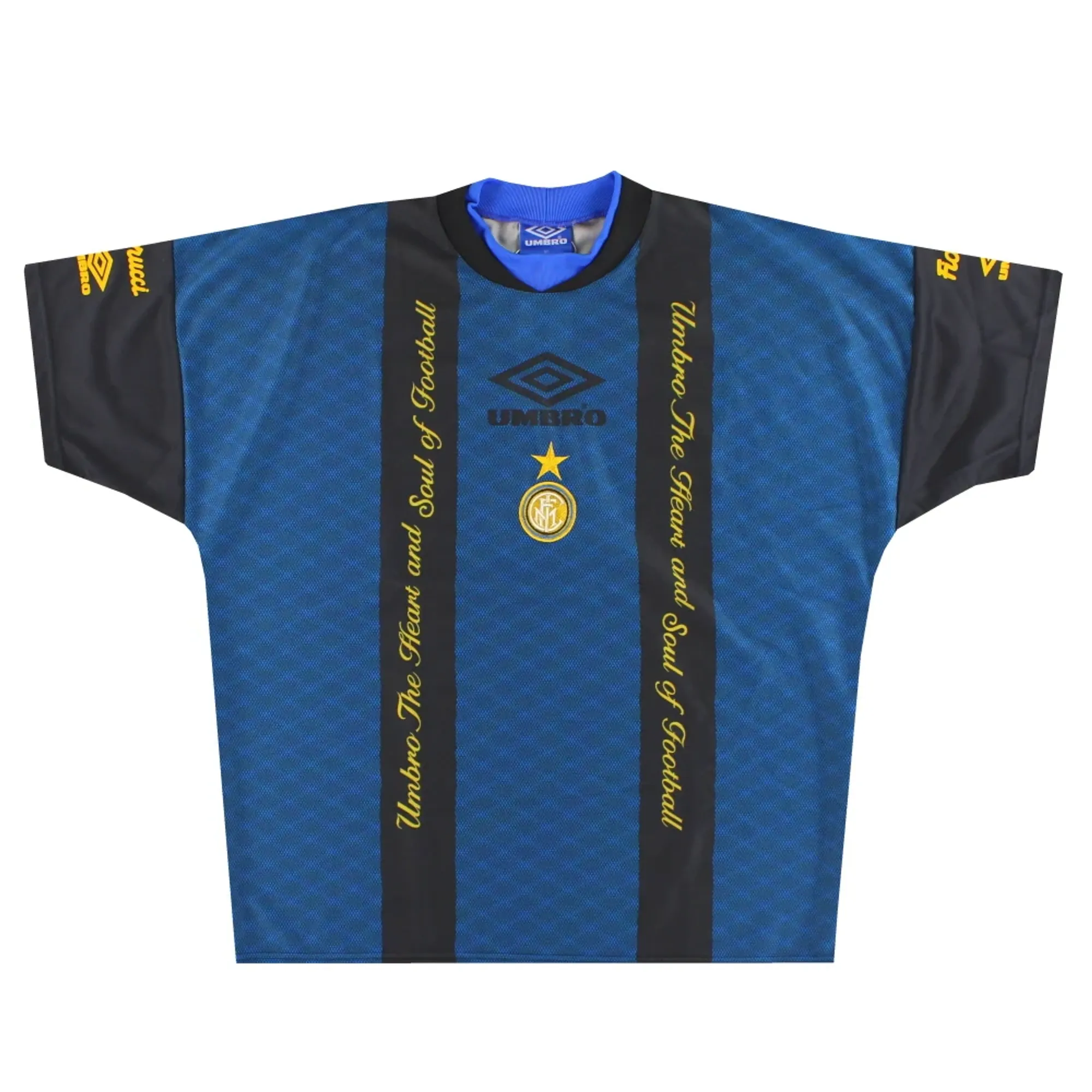 1996-97 Inter Milan Umbro Training Shirt XL - Inter Milan / Excellent 