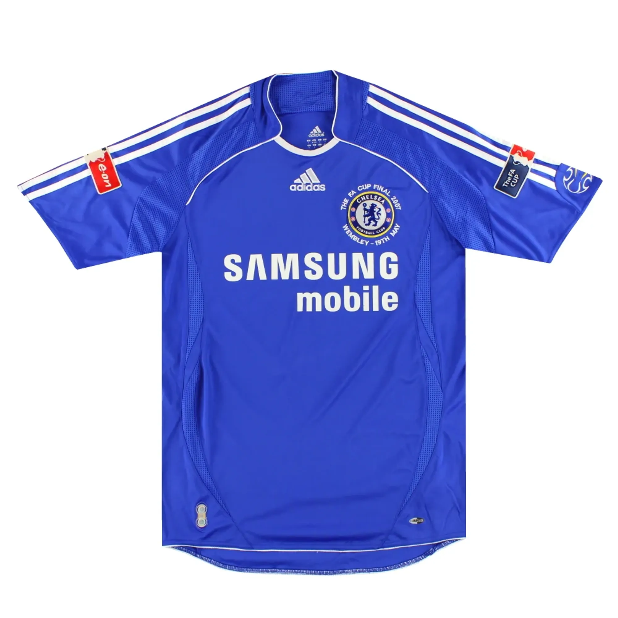 2006-08 Chelsea adidas 'F.A Cup Final' Home Shirt S - Chelsea / Excellent 
