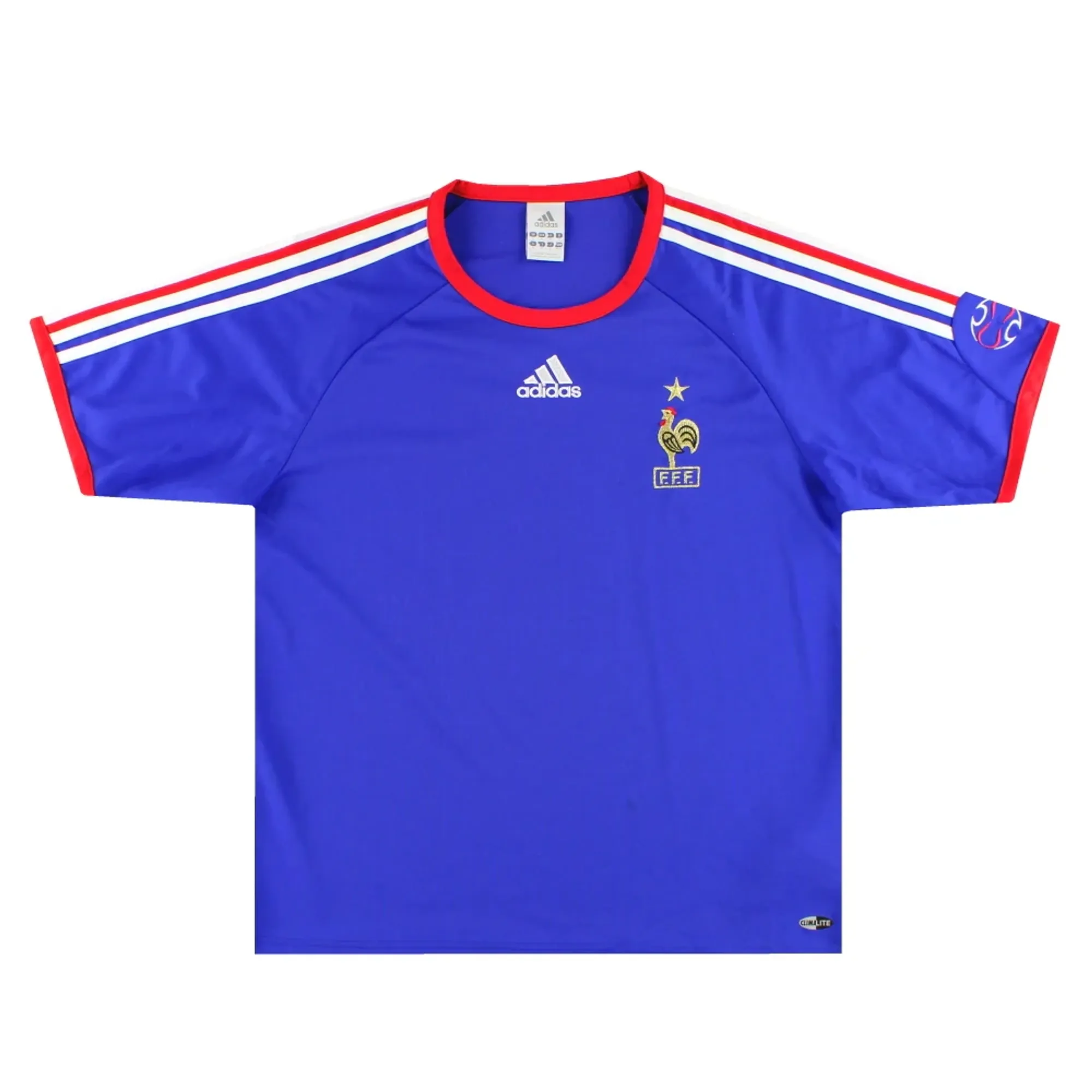 2006-07 France adidas Basic Home Shirt M - France / Excellent 