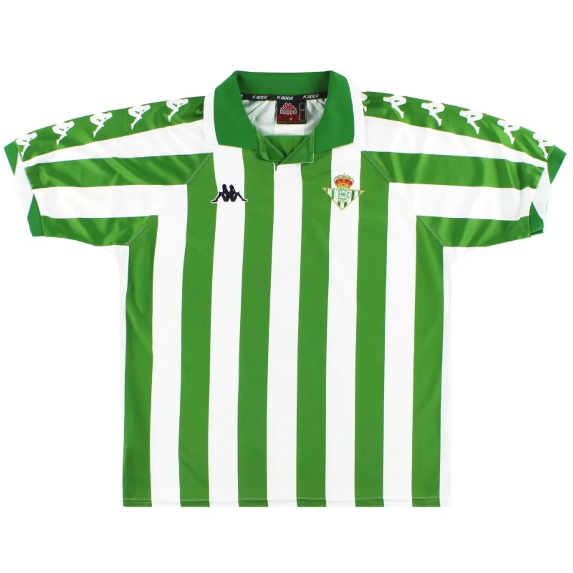 2000-01 Real Betis Kappa Home Shirt M - Real Betis / Very good 