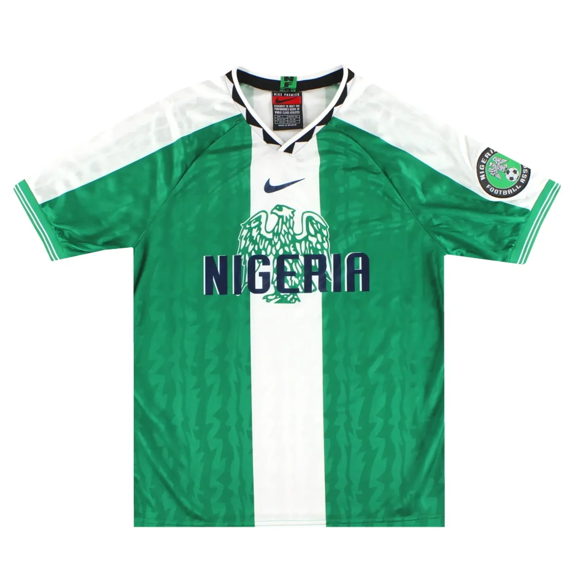 1996-98 Nigeria Nike Home Shirt L - Nigeria / Excellent 