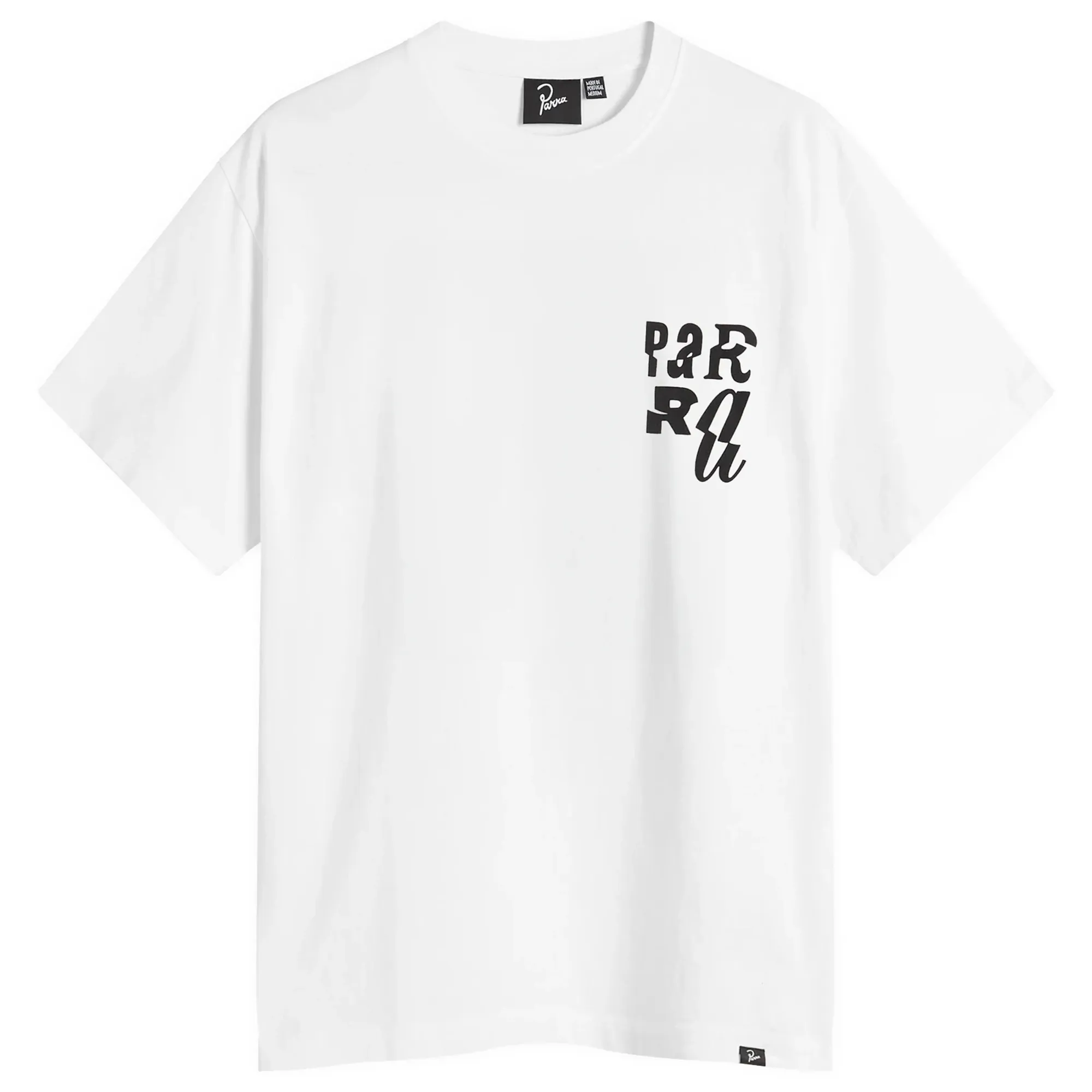 By Parra Men's Why Are You Here T-Shirt White