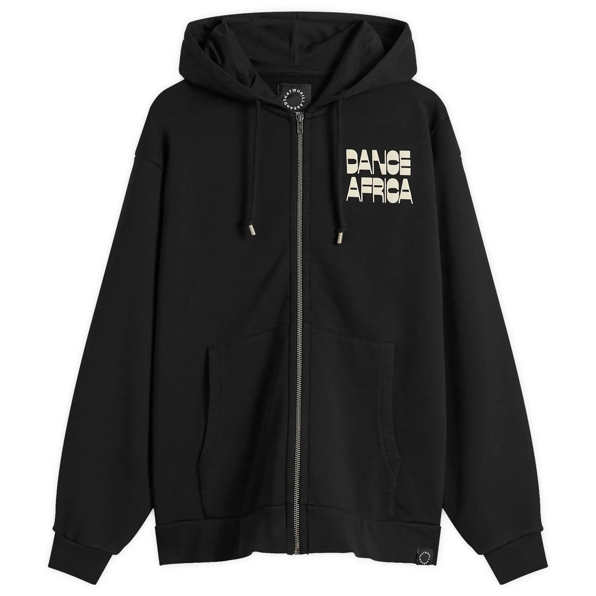 TGB Men's Dance Africa Zip Hoodie Black