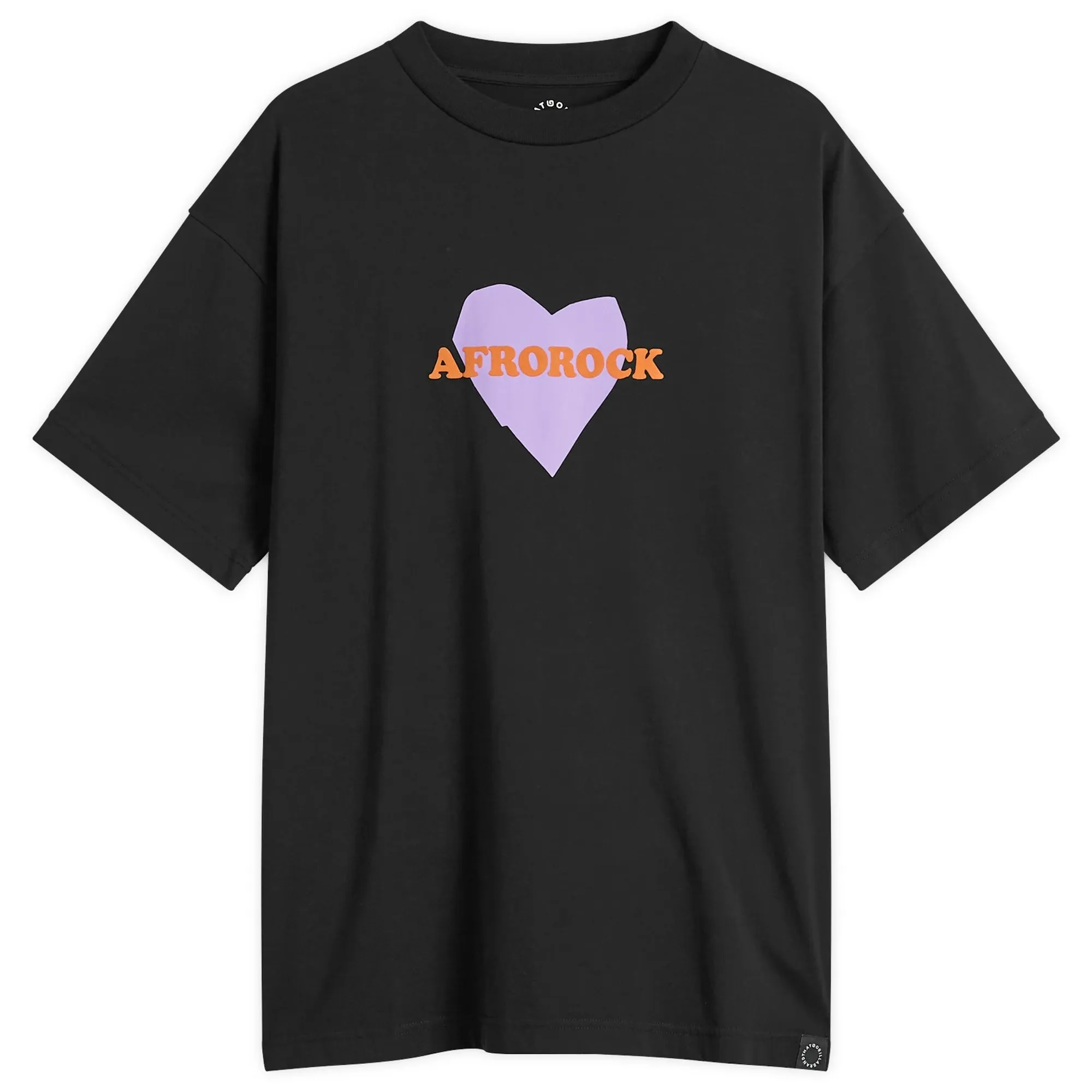 TGB Men's Afro Rock Love T-Shirt Black