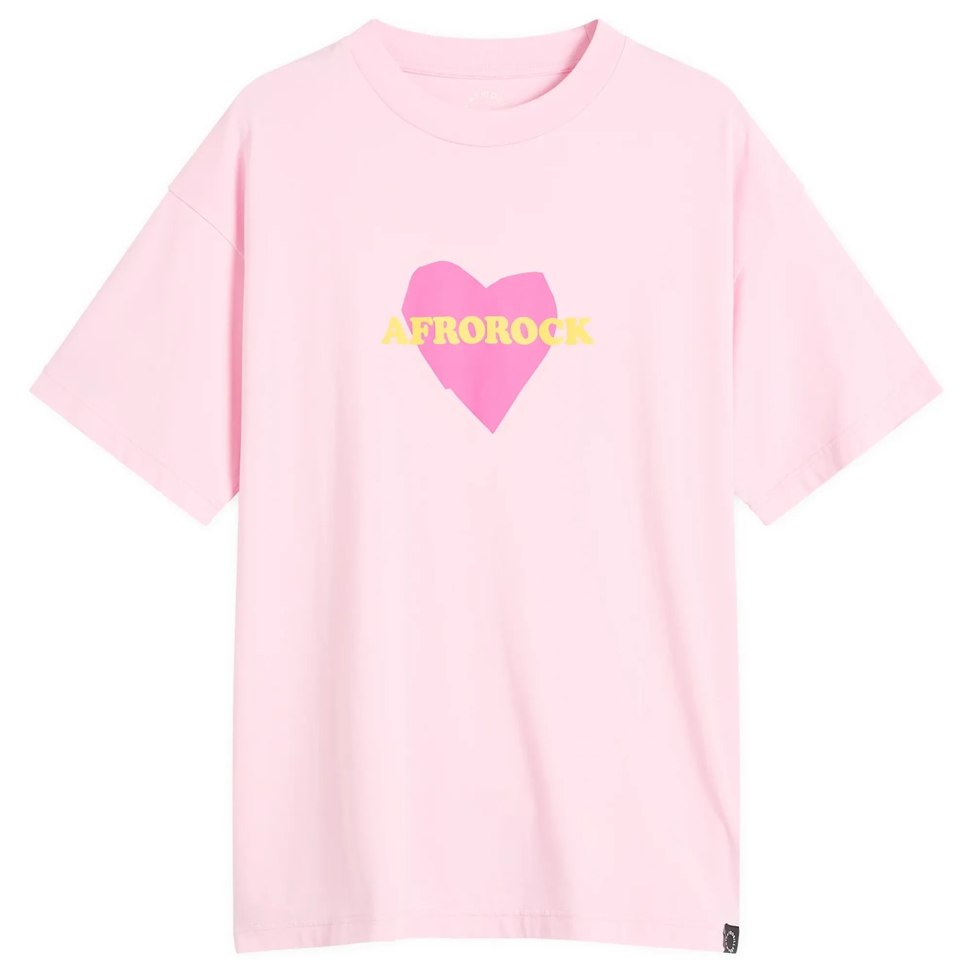 TGB Men's Afro Rock Love T-Shirt Pink