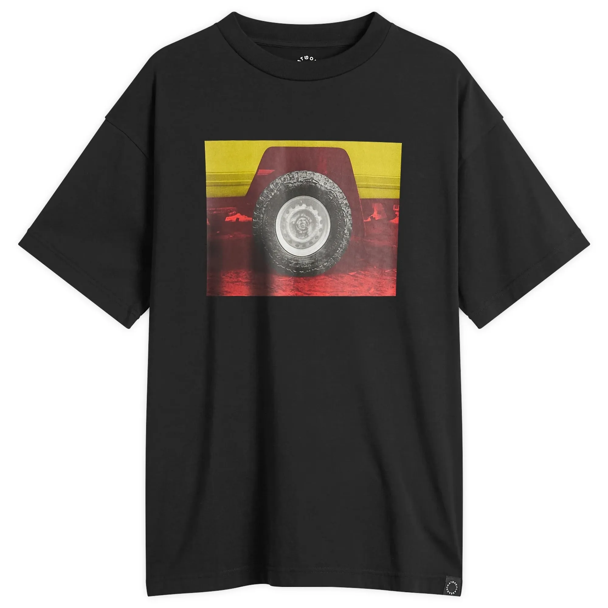 TGB Men's DIY Cultural Imagery T-Shirt Black