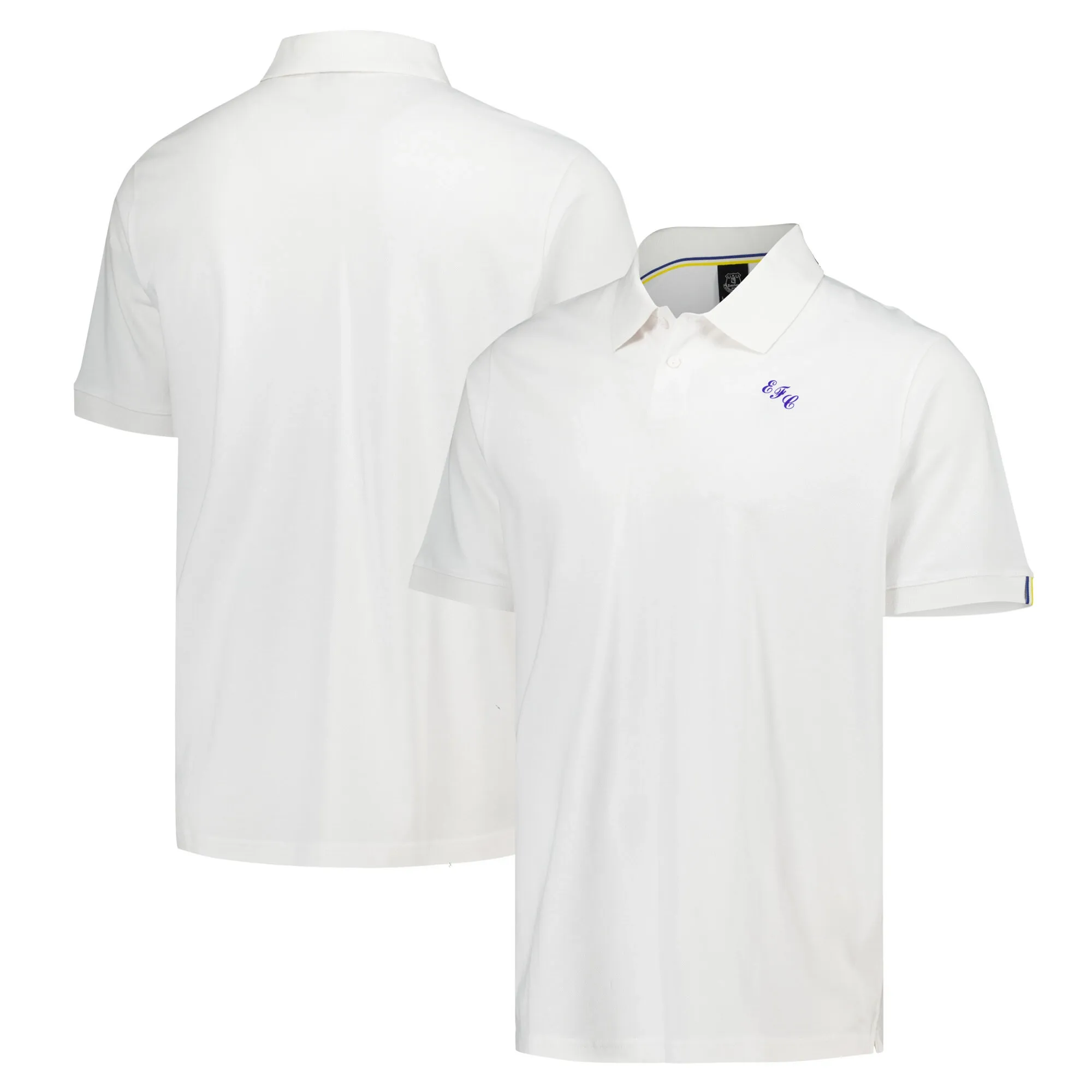 Everton Essentials Polo Shirt - White - Mens