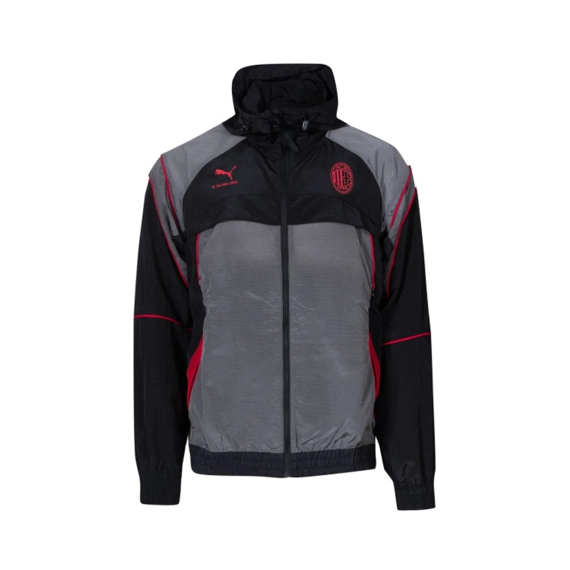 PUMA AC Milan x Slam Jam Track Jacket Men in Black | Size Large