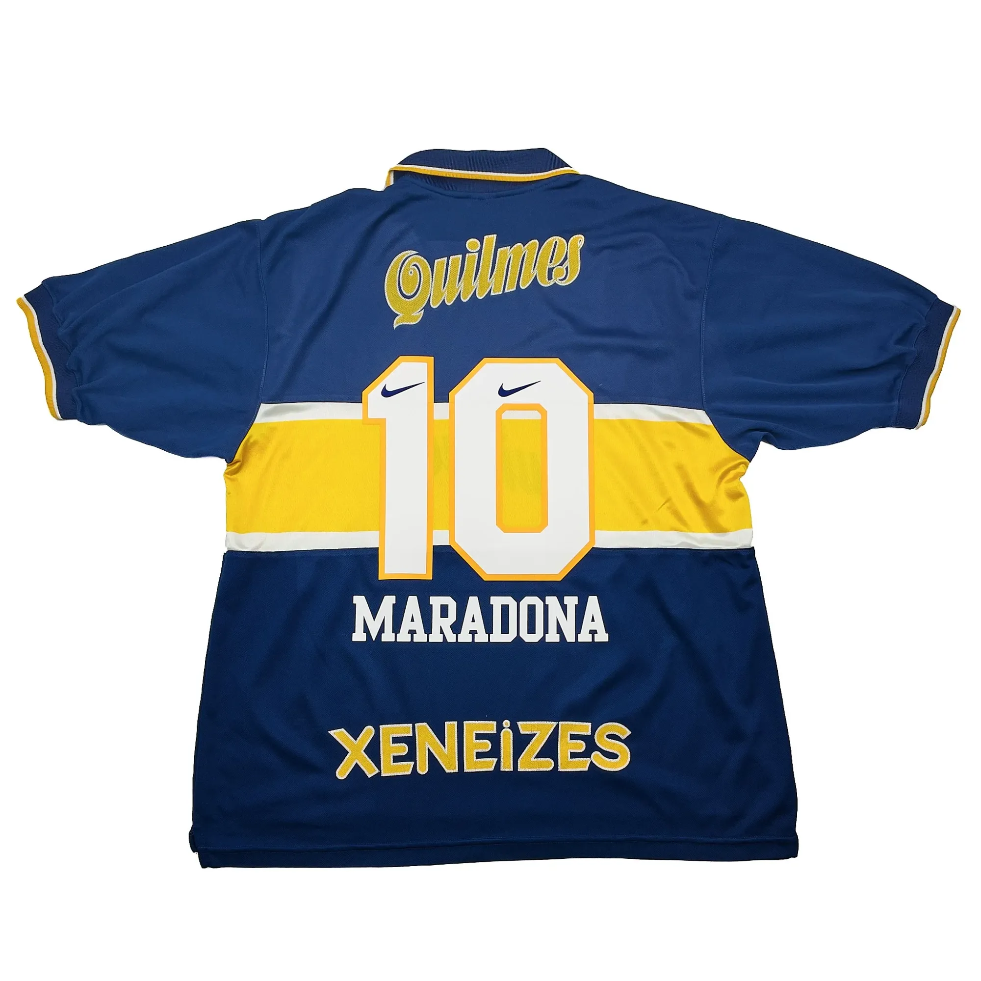 1996/97 Boca Juniors Maradona #10 Home Shirt (XL) Nike | Cult Kits