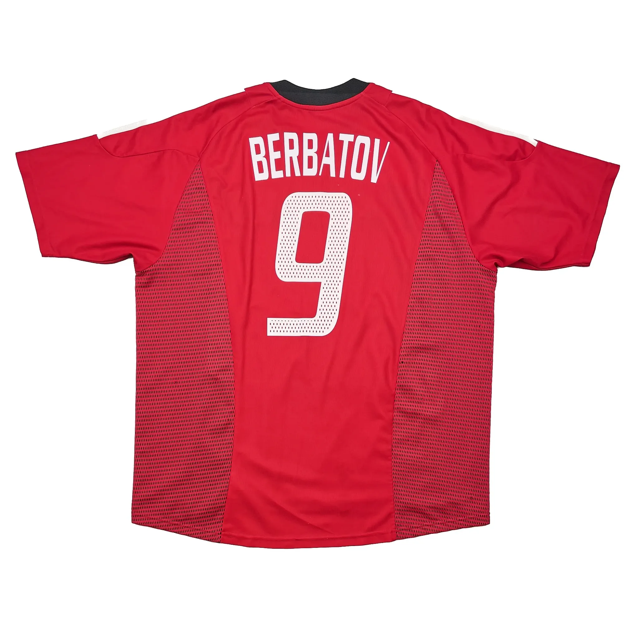2002/04 Bayer Leverkusen Berbatov #9 Home Shirt (XL) Adidas | Cult Kits
