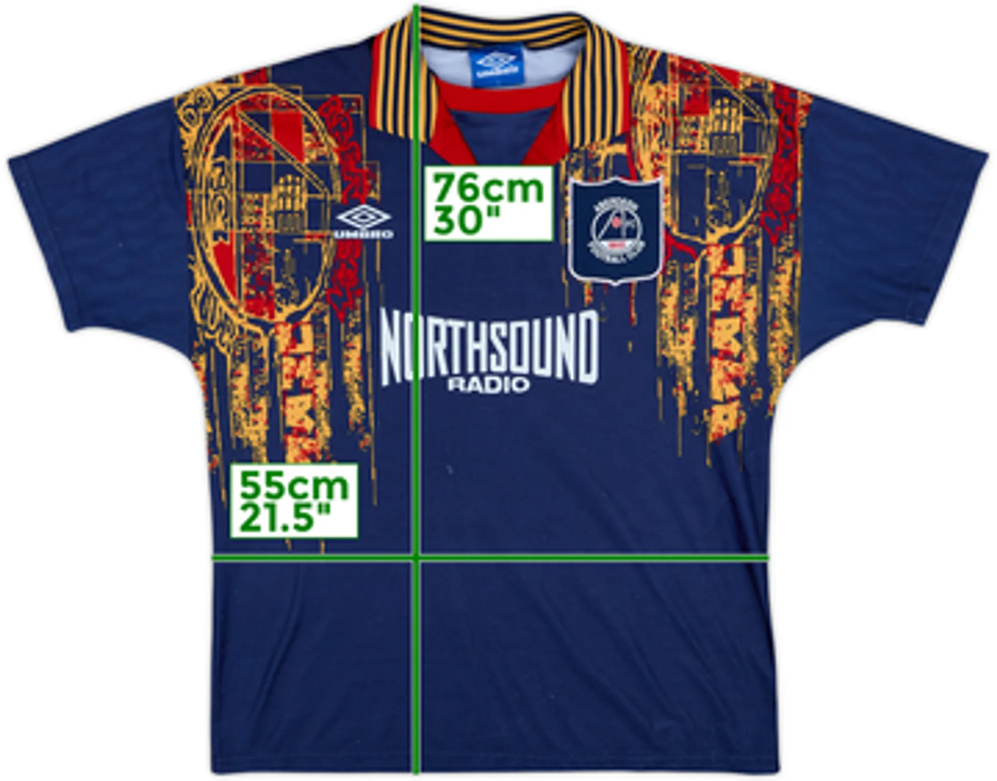 1994-96 Aberdeen Away Shirt - 8/10 - (L)