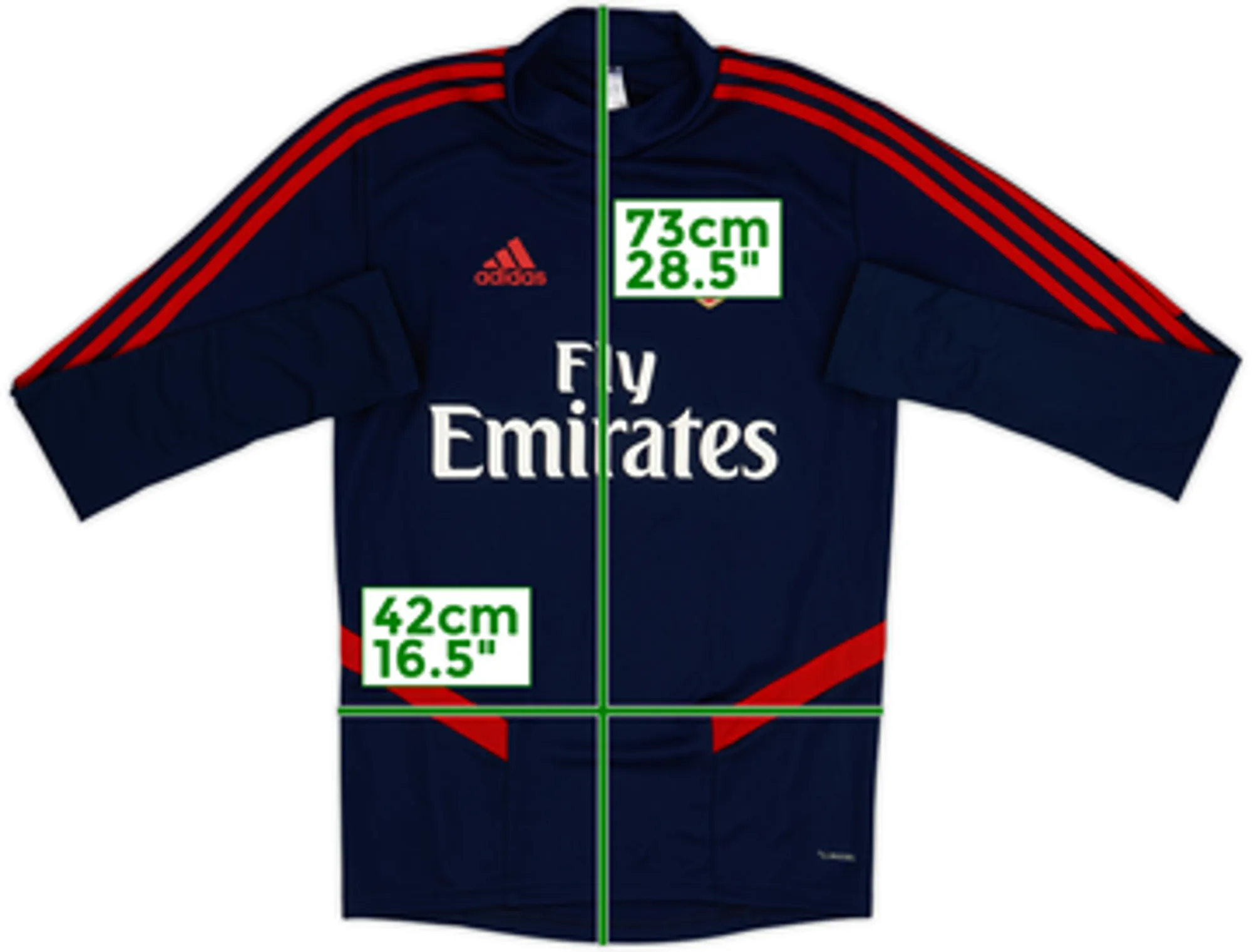 2019-20 Arsenal adidas Sweat Top - 9/10 - (M.Boys)